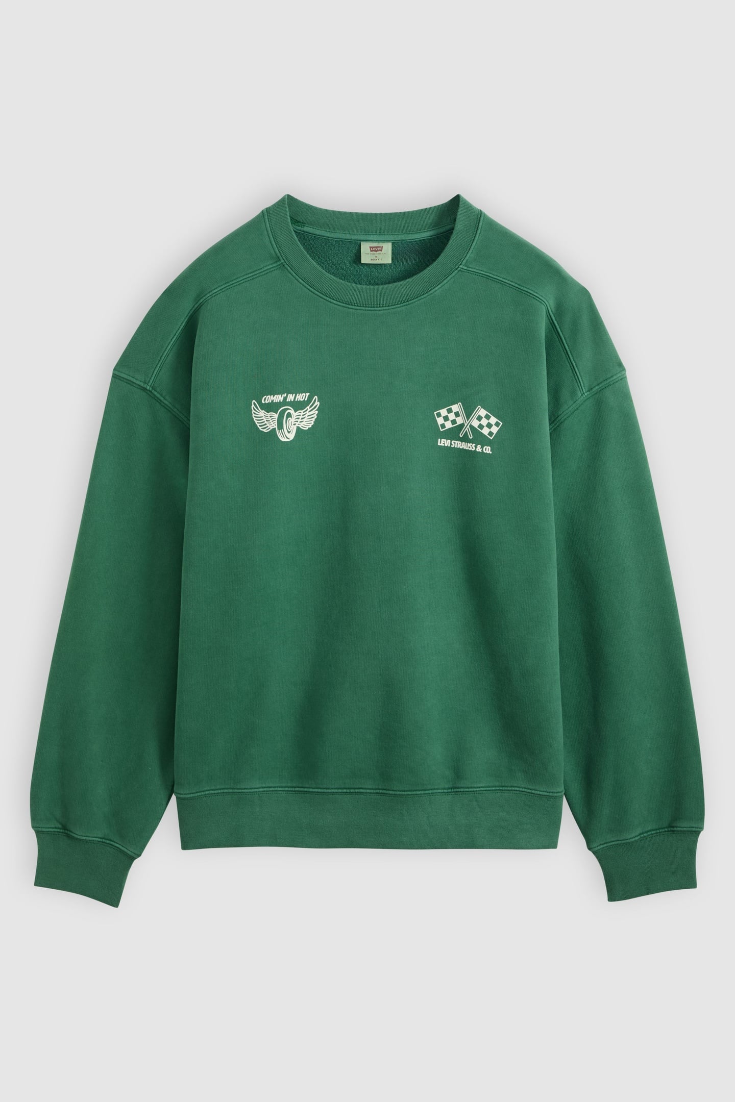 BOXY GRAPHIC CREWNECK SWEATSHIRT 3