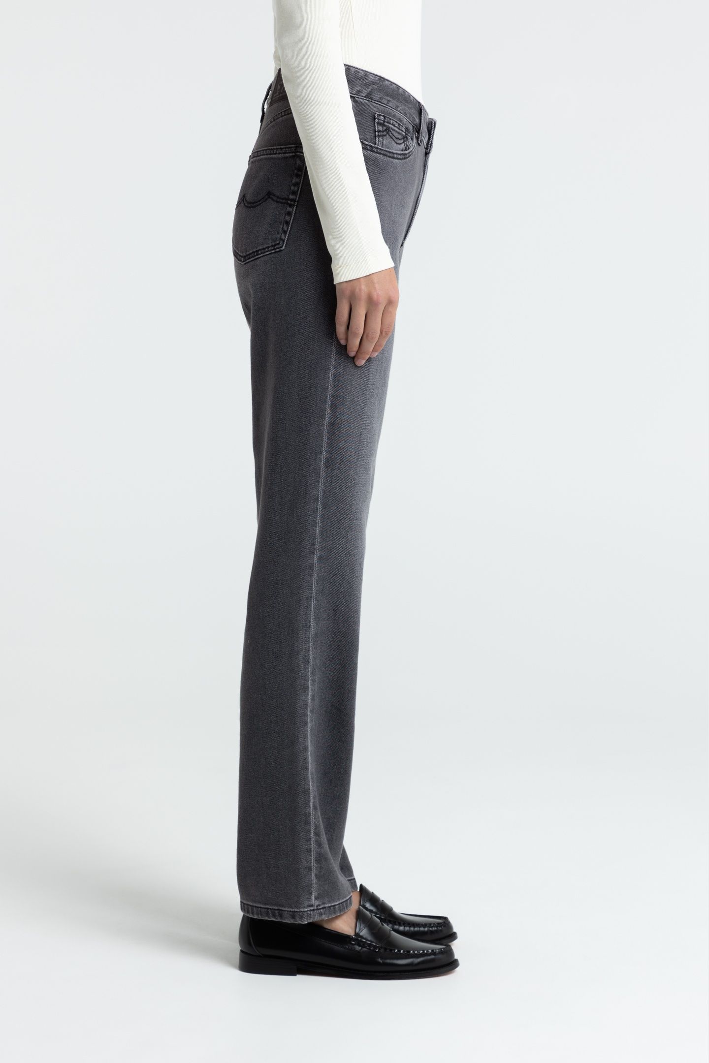 INOE JEANS COTTON FLEX GREY 4