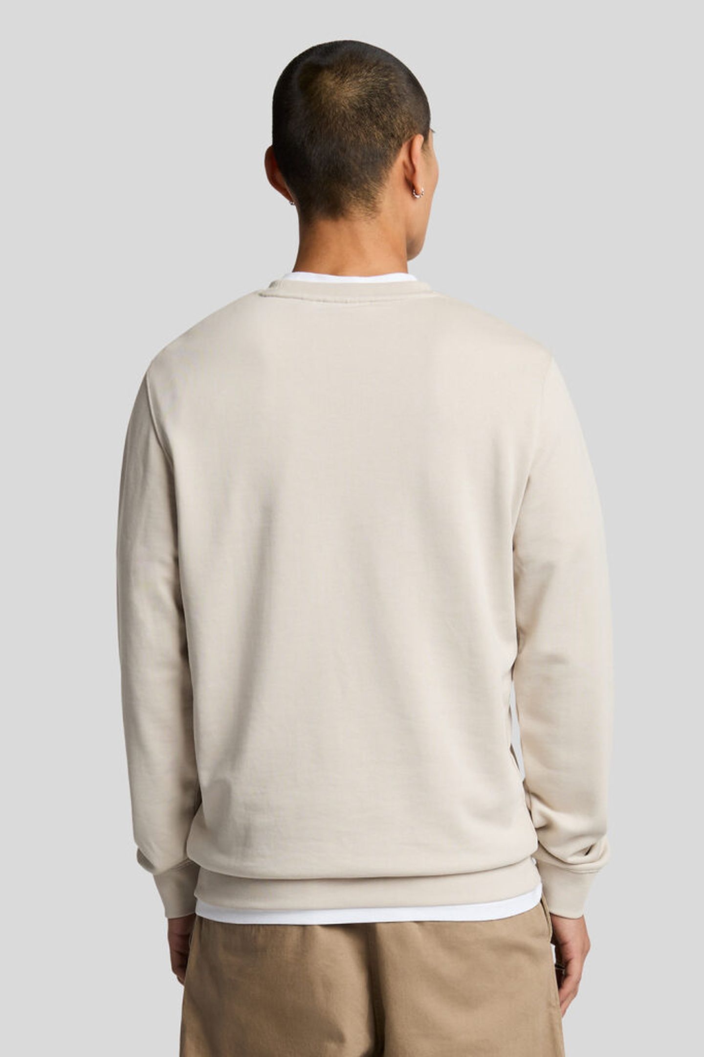 SUPERFINE CREW NECK SWEATSHIRT COVE 2