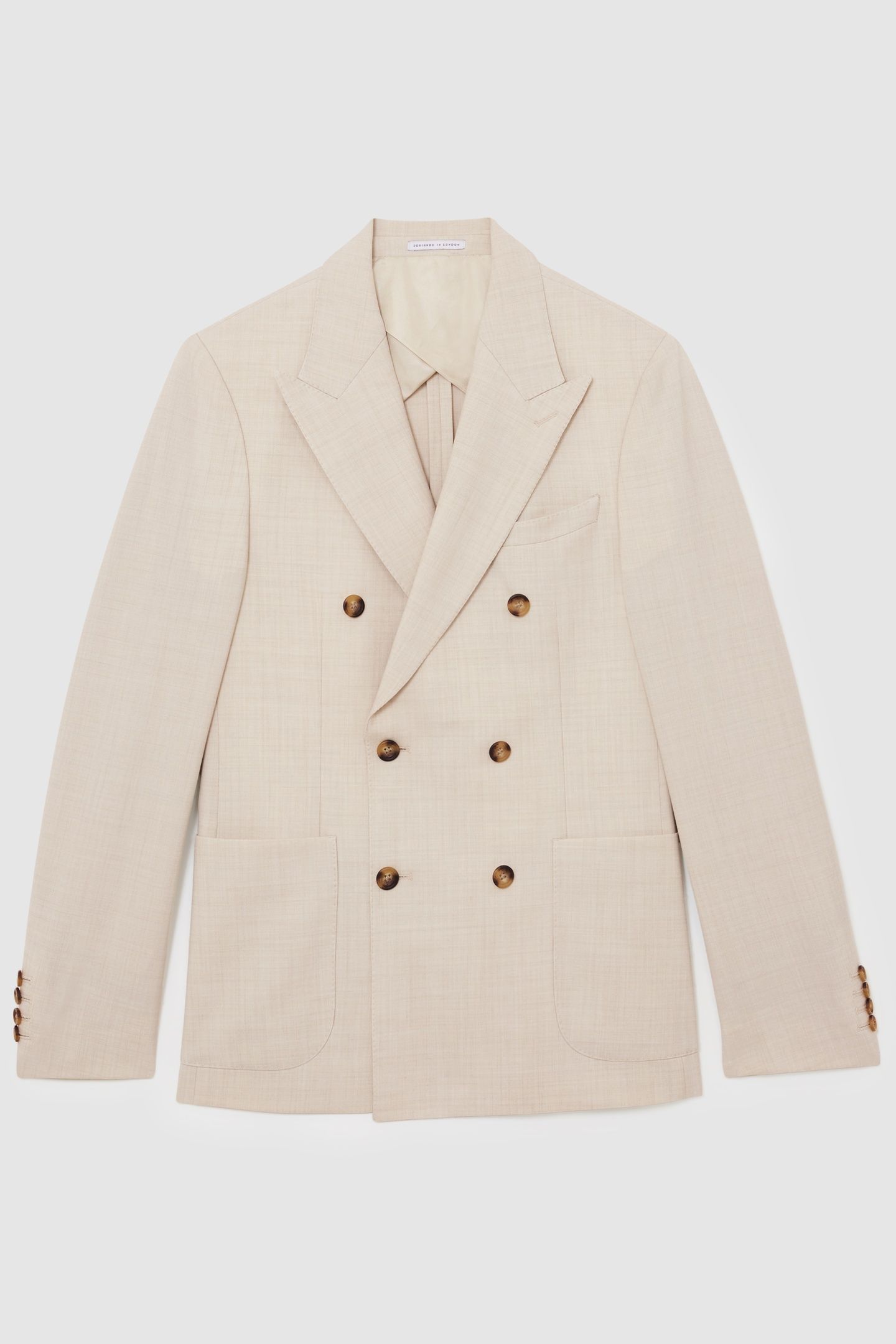DB HERRINGBONE BLAZER STONE 4