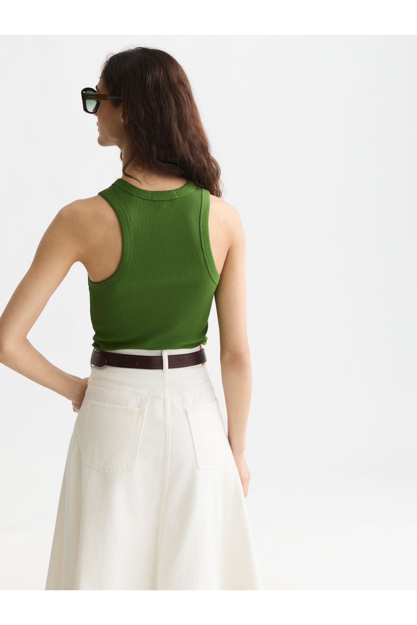 RIB RACER TANK GARDEN GREEN 2