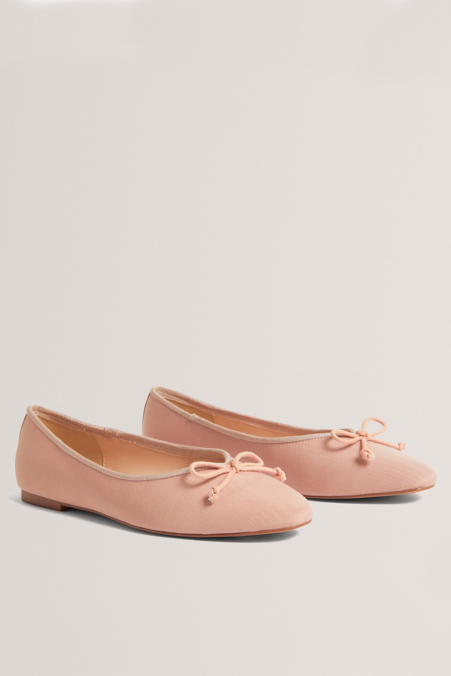 SATIN BALLET FLAT PINK 2