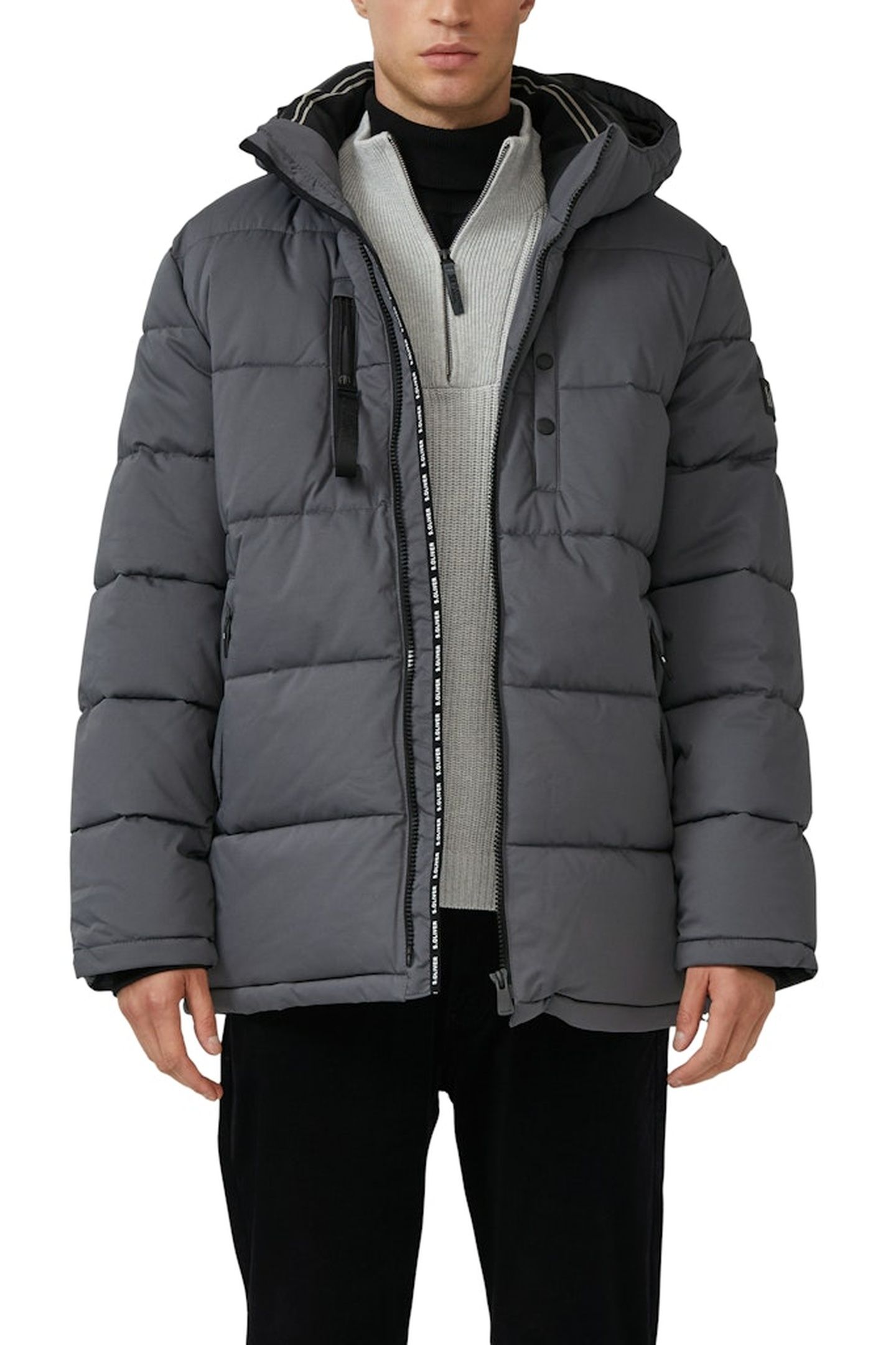 S.OLIVER JACKETS OUTDOOR GREY/BLACK 1