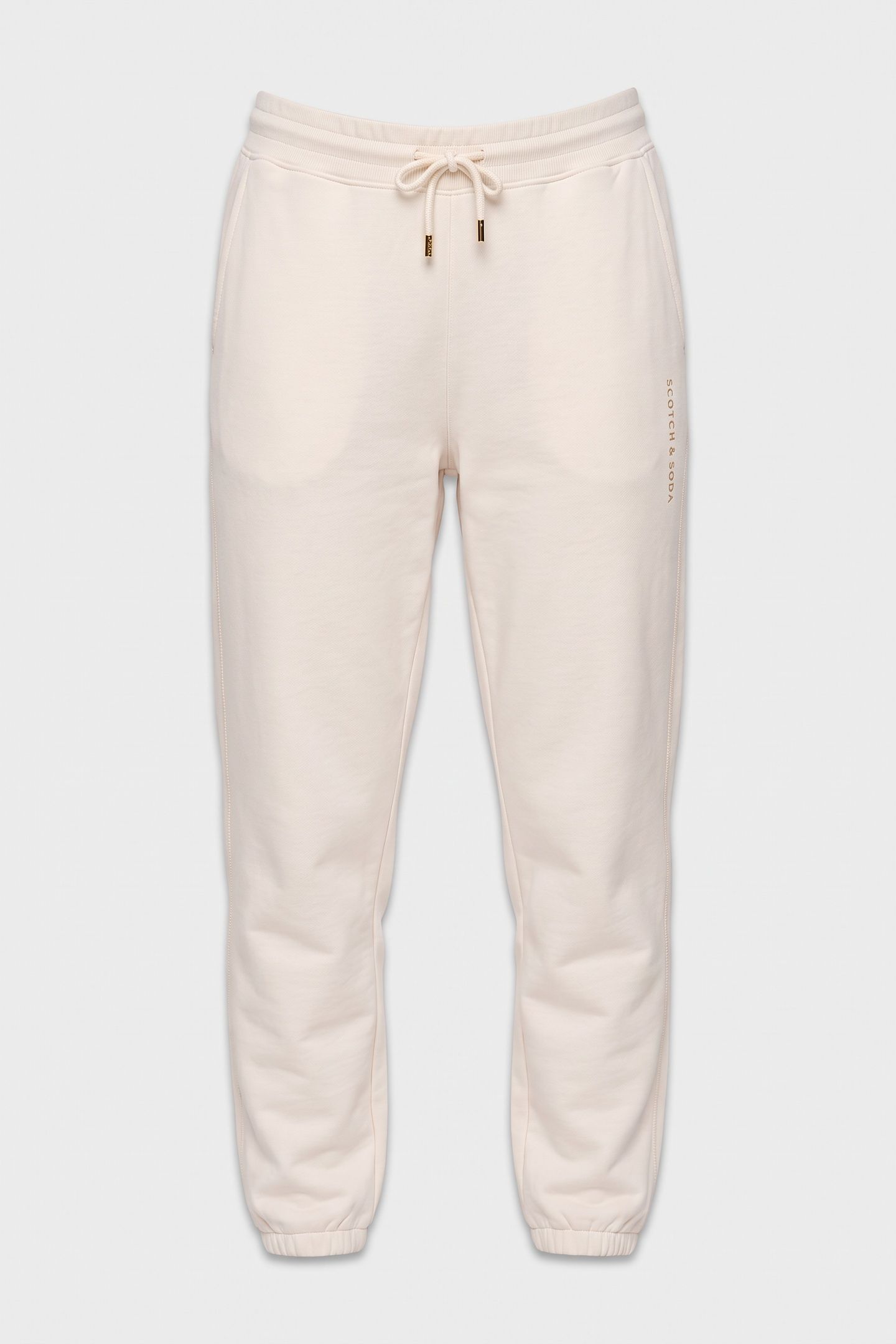 CORE FLATLOCK RELAXED JOGGER PANTS WHITE TRADITIONAL 3