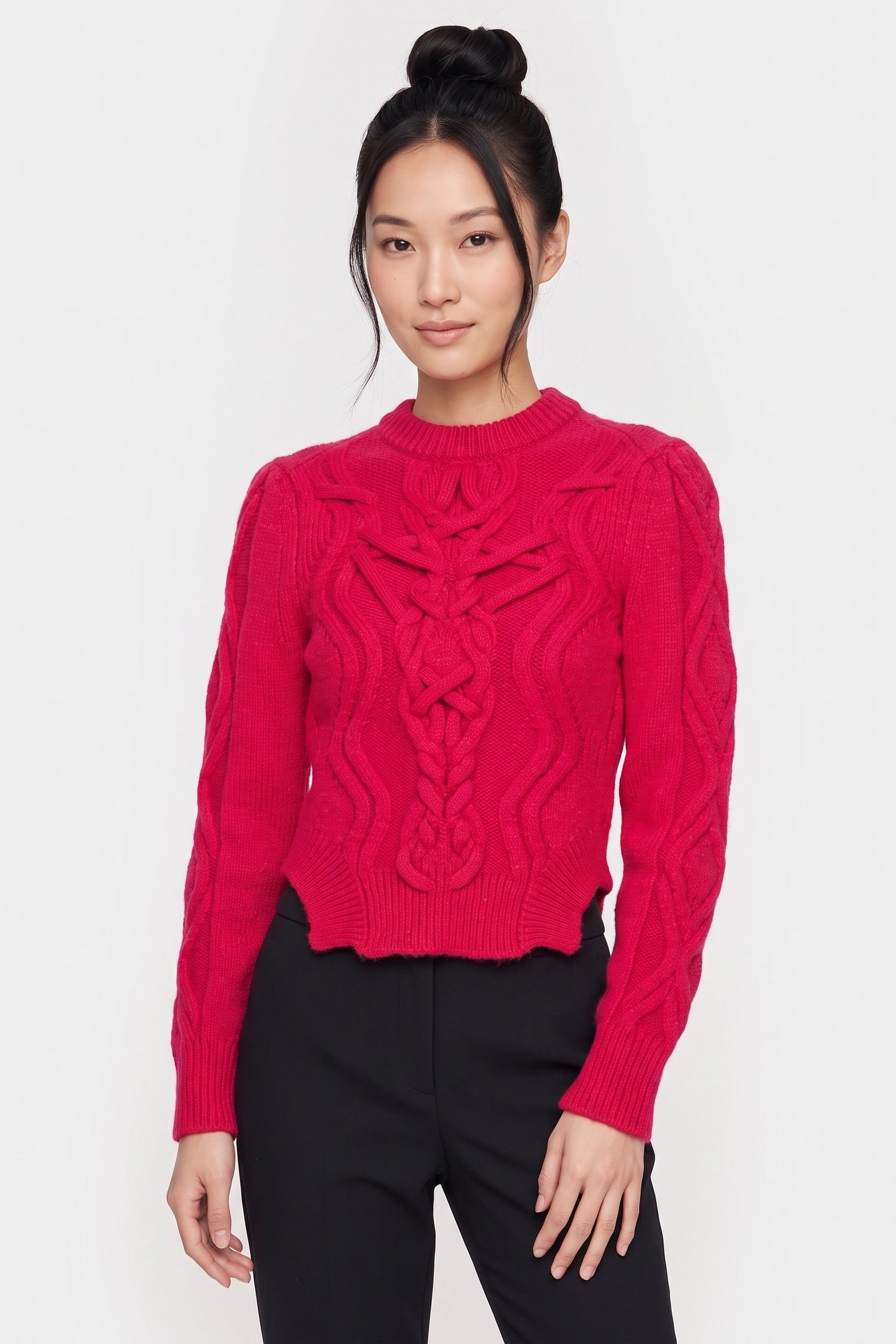 ELVY SWEATER FUCHSIA 1