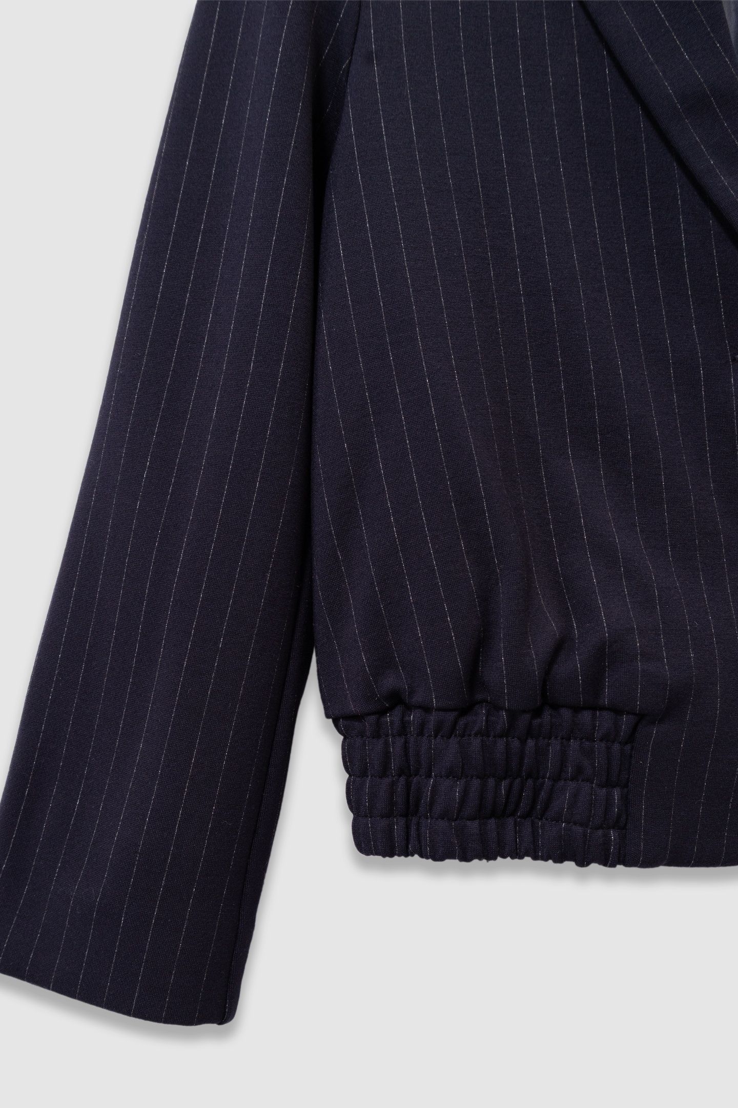 GIRLS’ NAVY PINSTRIPE SUIT JACKET 6