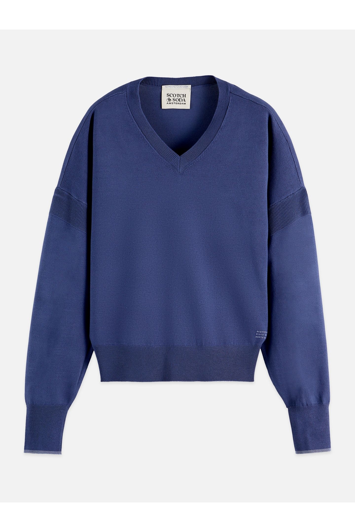 V-NECK RELAXED PULLOVER OCEANA 4