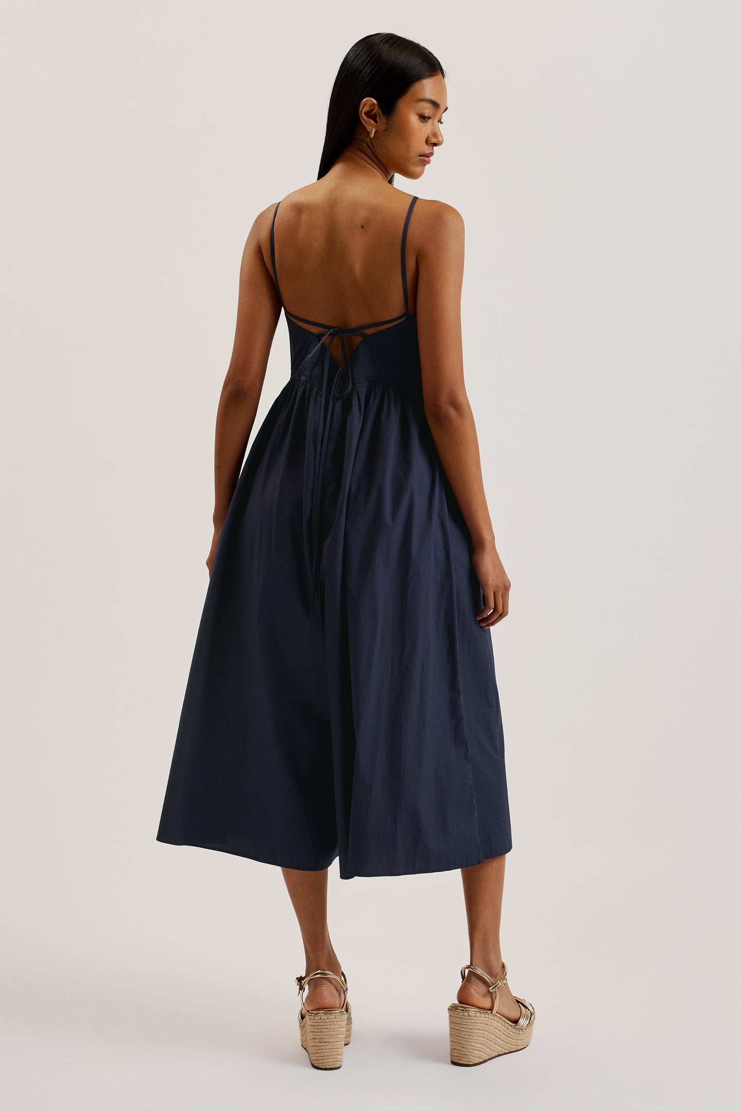 EZE SQUARED NECK STRAPPY CROSS OVER BLUE 2
