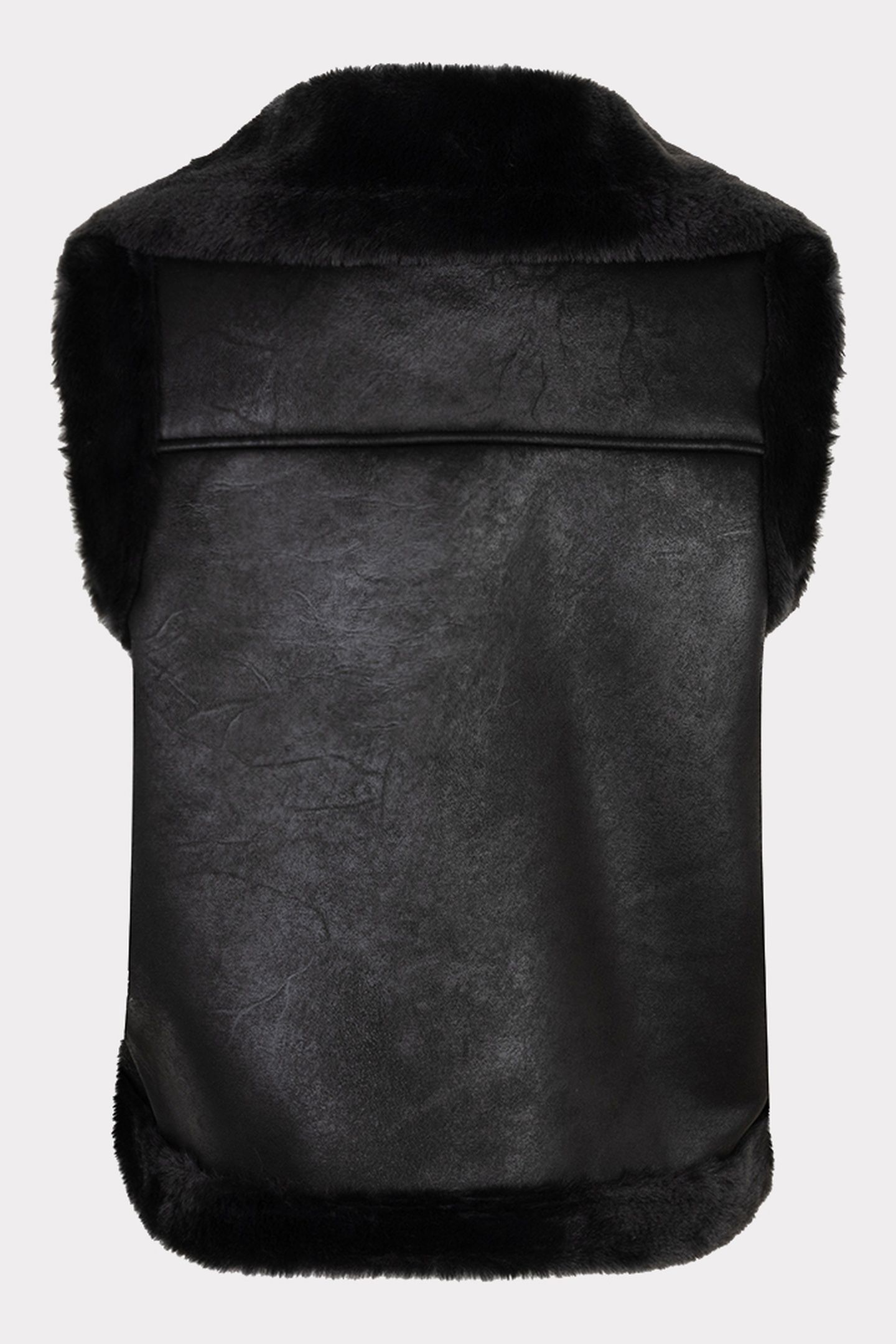 GILLET FUR BLACK 5