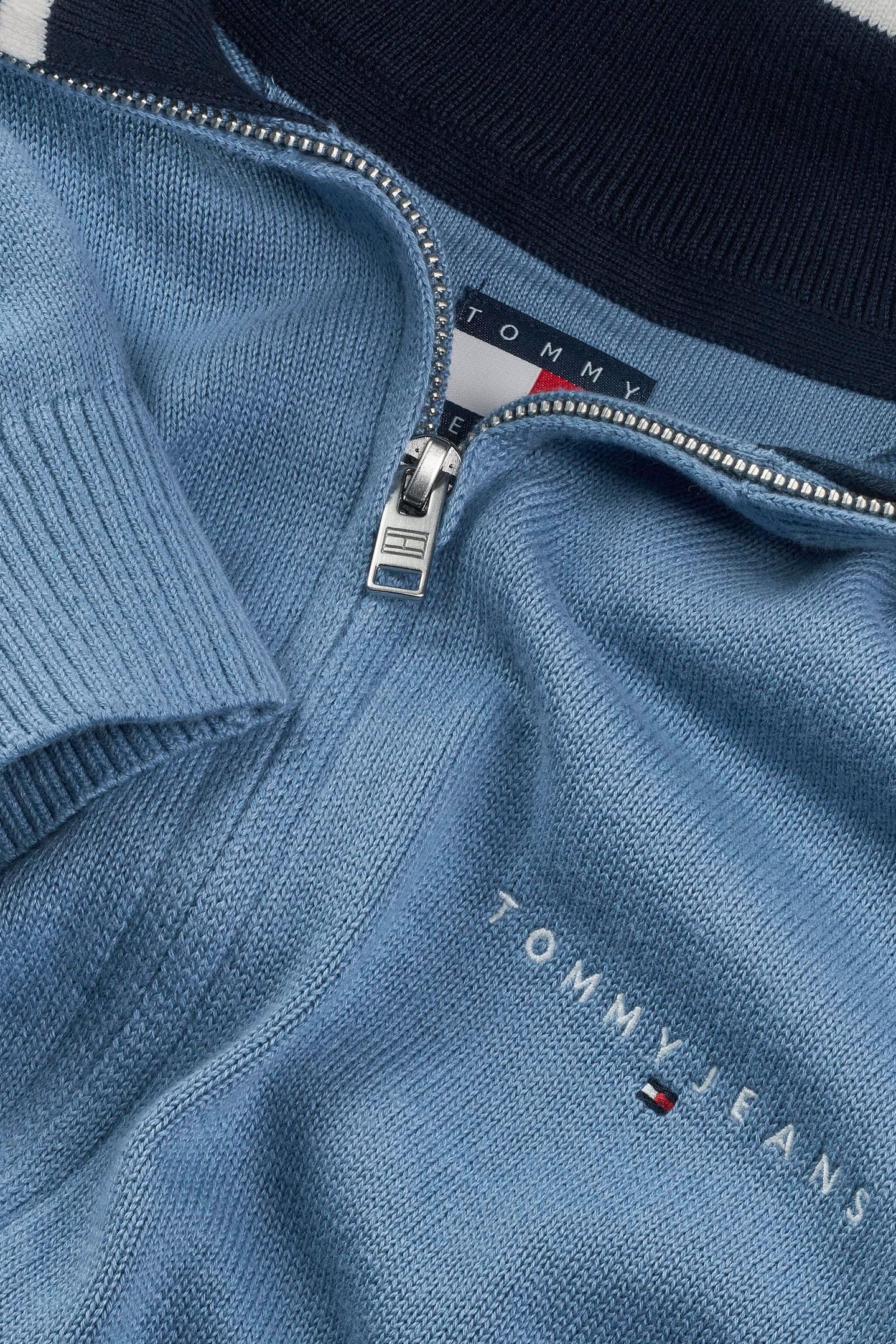 TJM SLIM LINEAR FZ SWEATER COLORADO BLUE 3