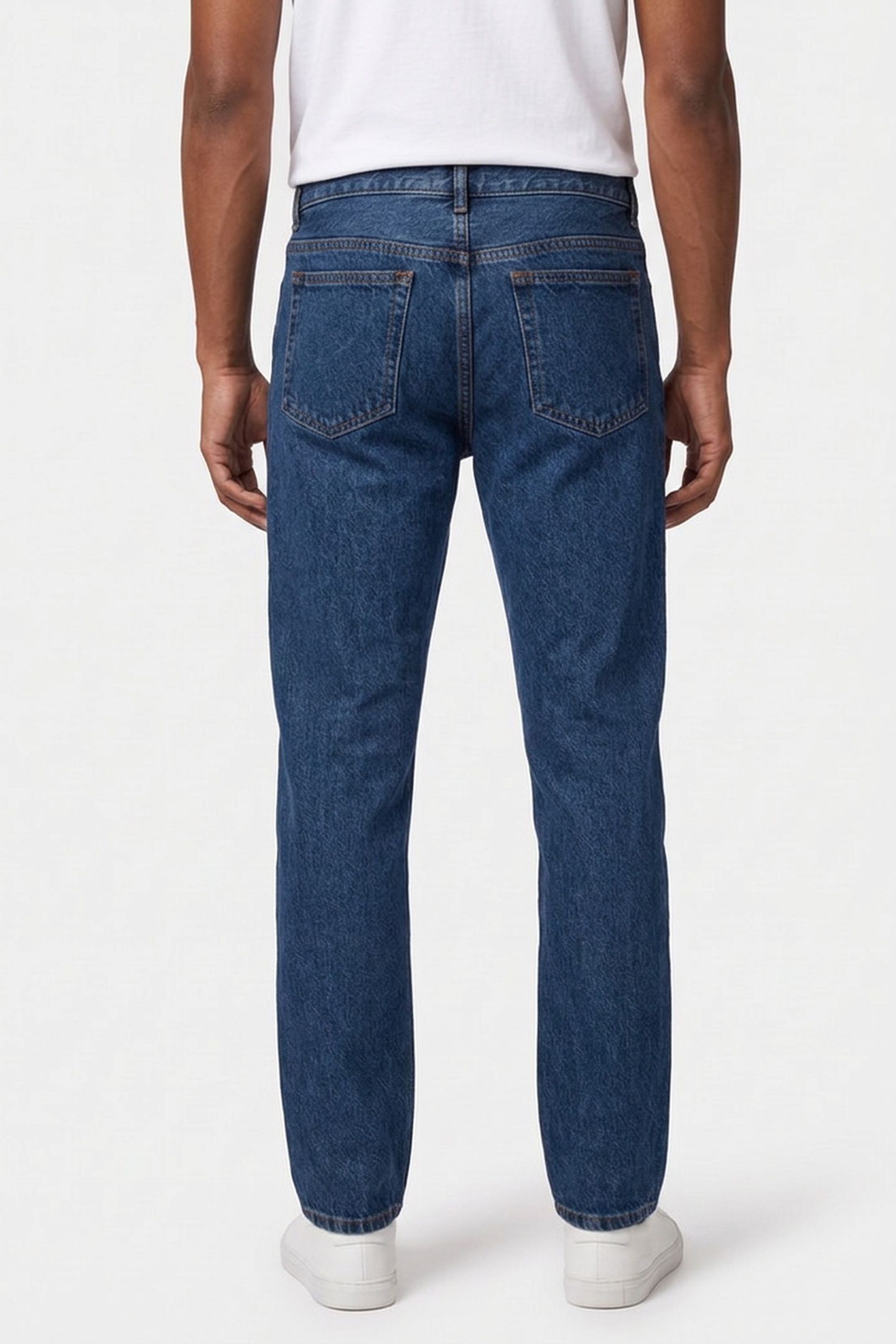 UNISEX SMALL NEW STANDARD WASHED INDIGO 3
