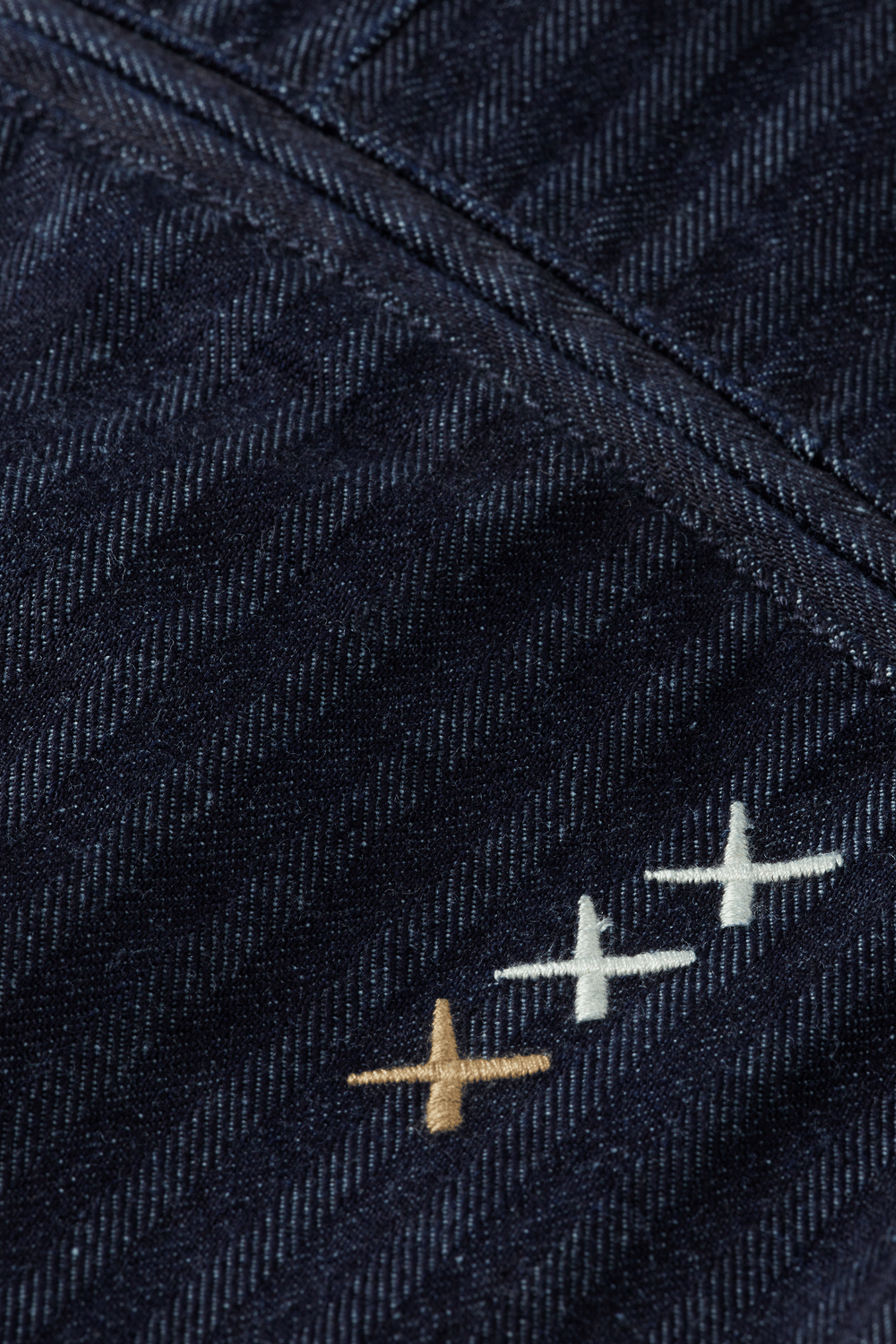 SEASONAL LOOSE FIT DENIM CHINO NAVY 7