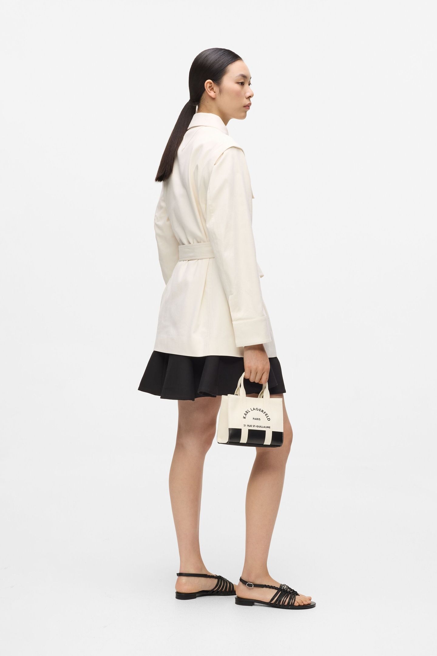 RSG SQUARE MN TOTE WHITE/BLACK 1