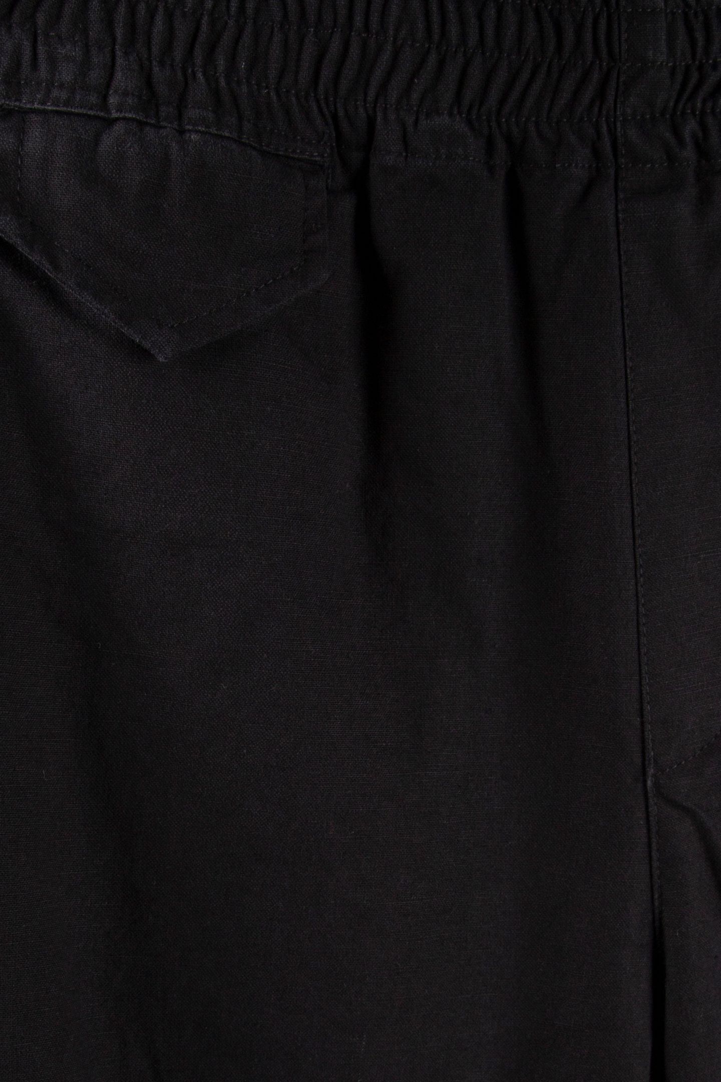 UNISEX PAJAMA TROUSERS FAUX BLACK 7