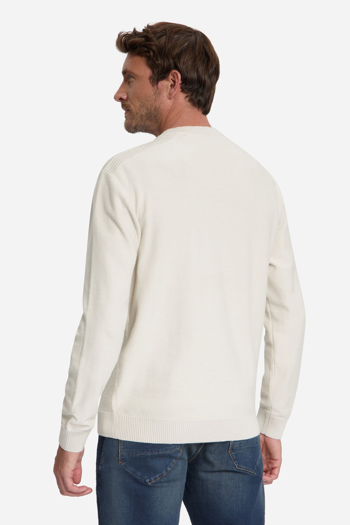PULLOVER CREWNECK SHOULDER DETAIL STONE 4