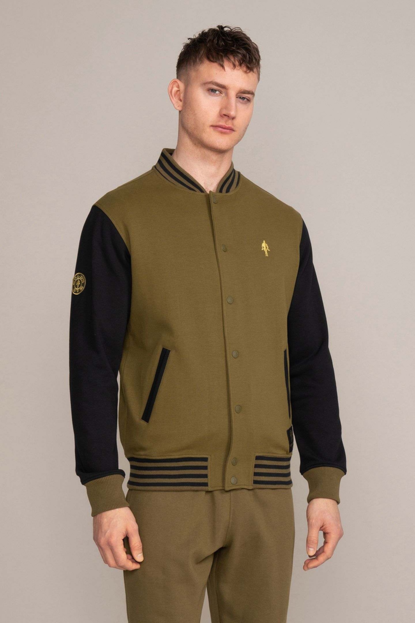 SWEAT JACKET OLIVE 1
