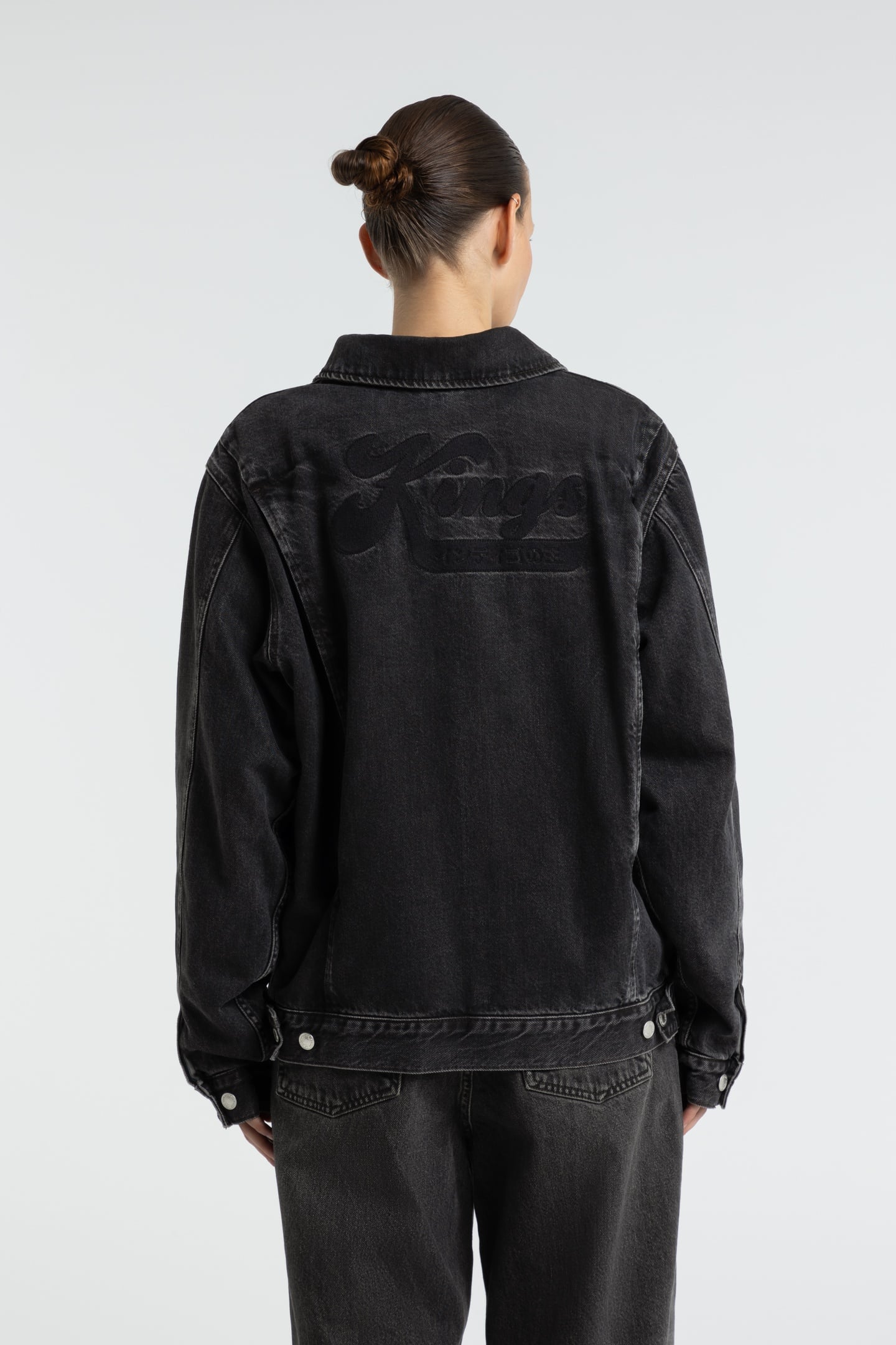 UNISEX OCTA JACKET VILMA BROWN BLACK WORN 2