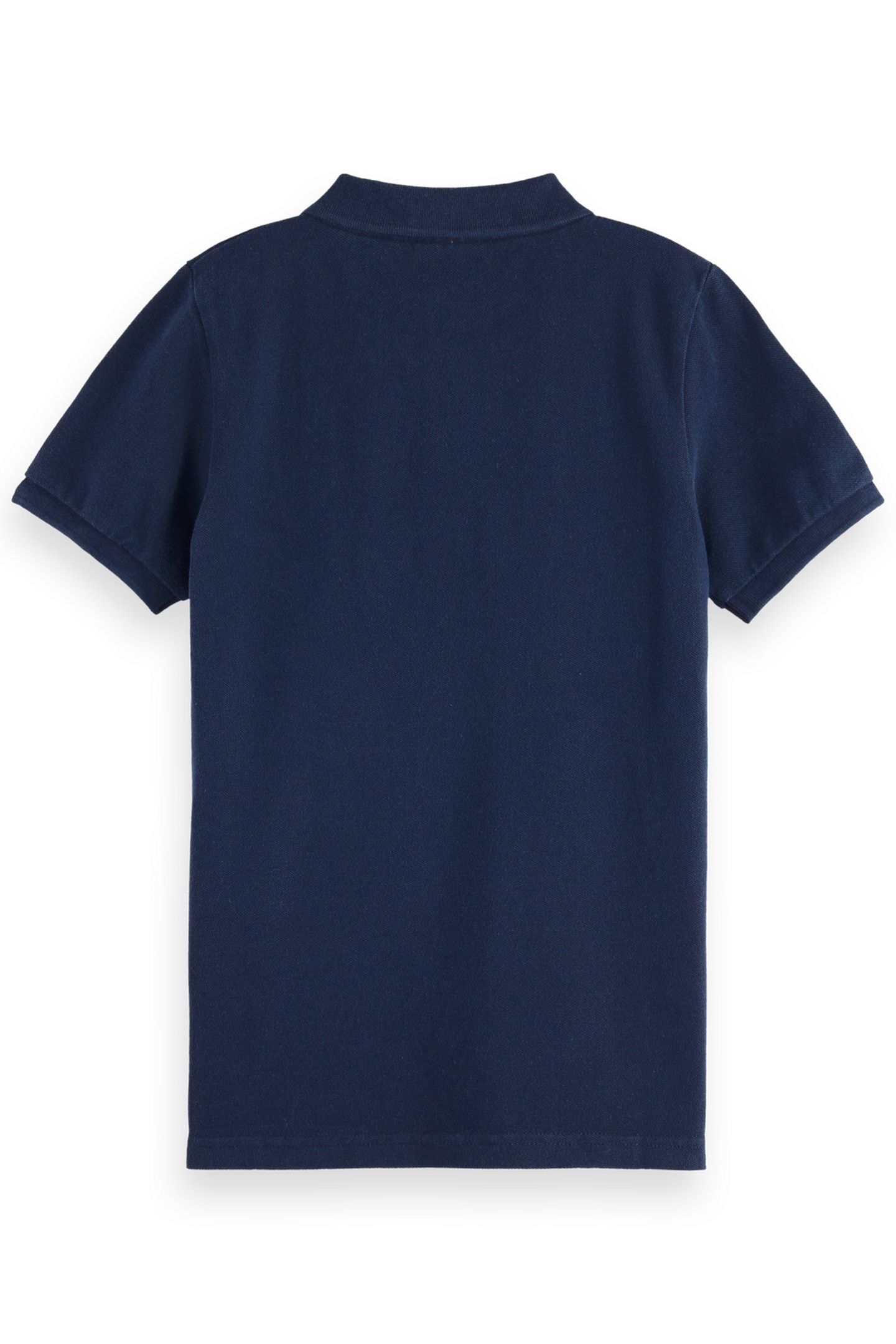 BOYS GARMENT DYED PIQUE POLO NAVY 2