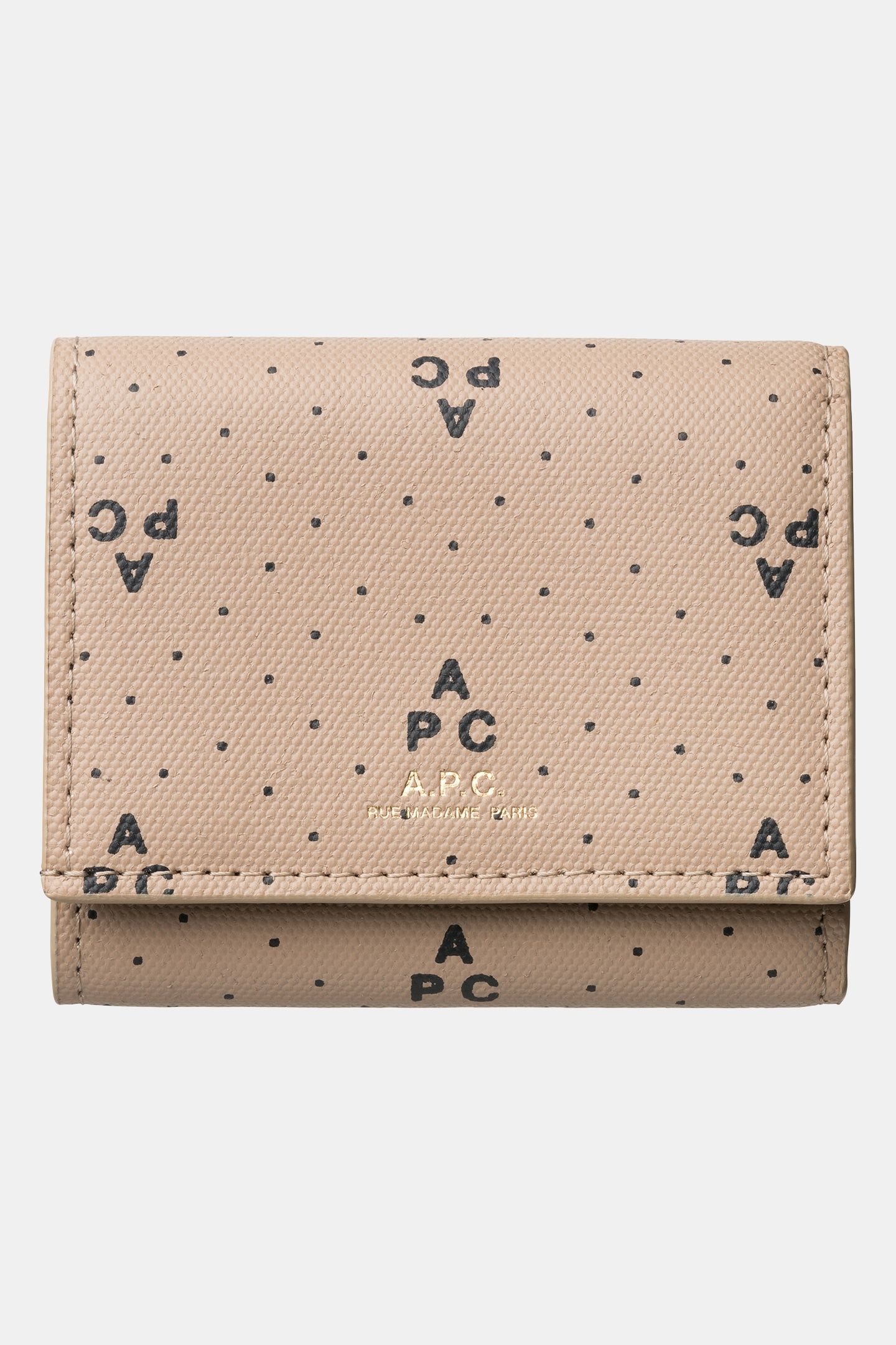 COMPACT WALLET LOIS SMALL BEIGE 1