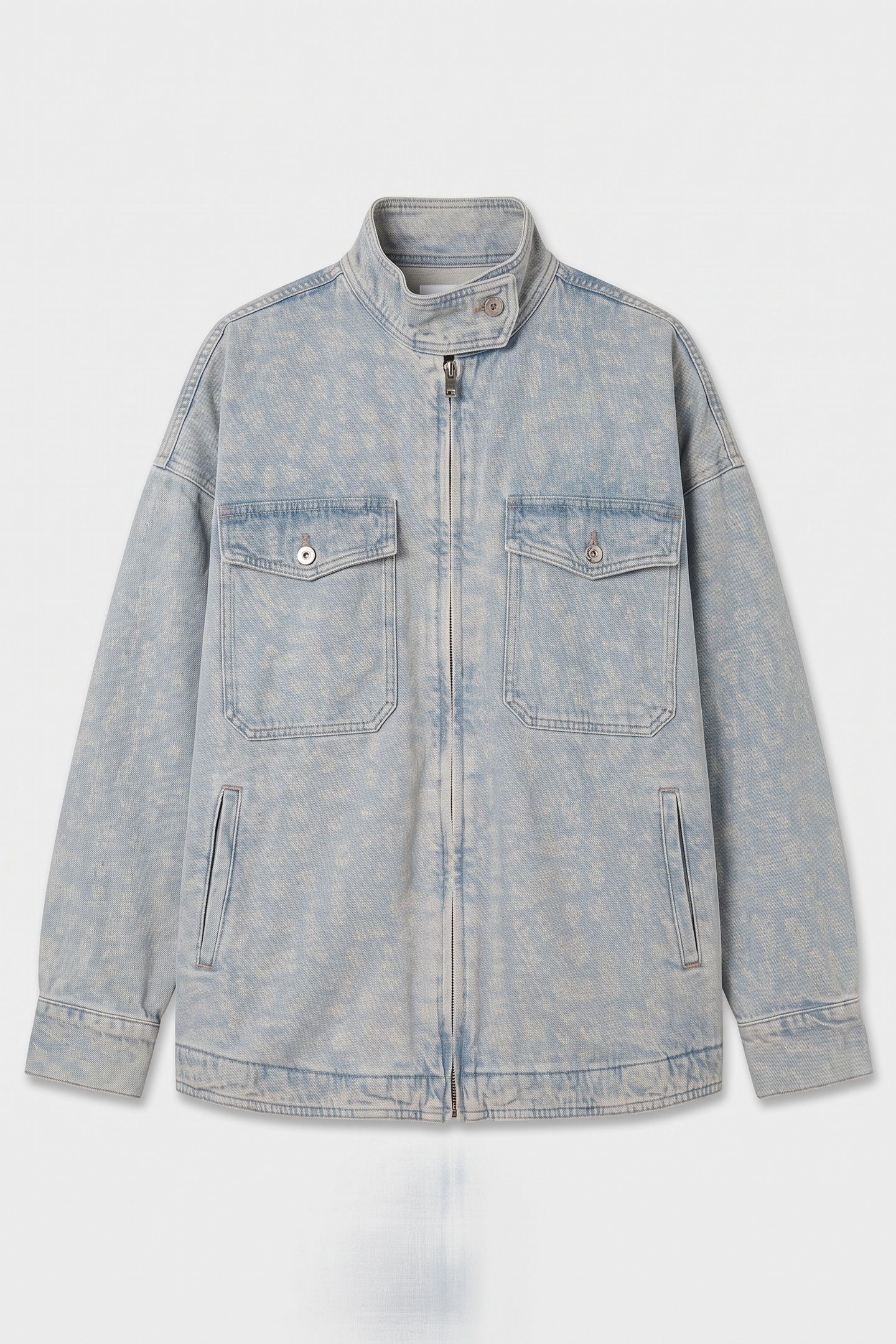 YASAHIRO OVERSHIRT BLUE/PINK 3