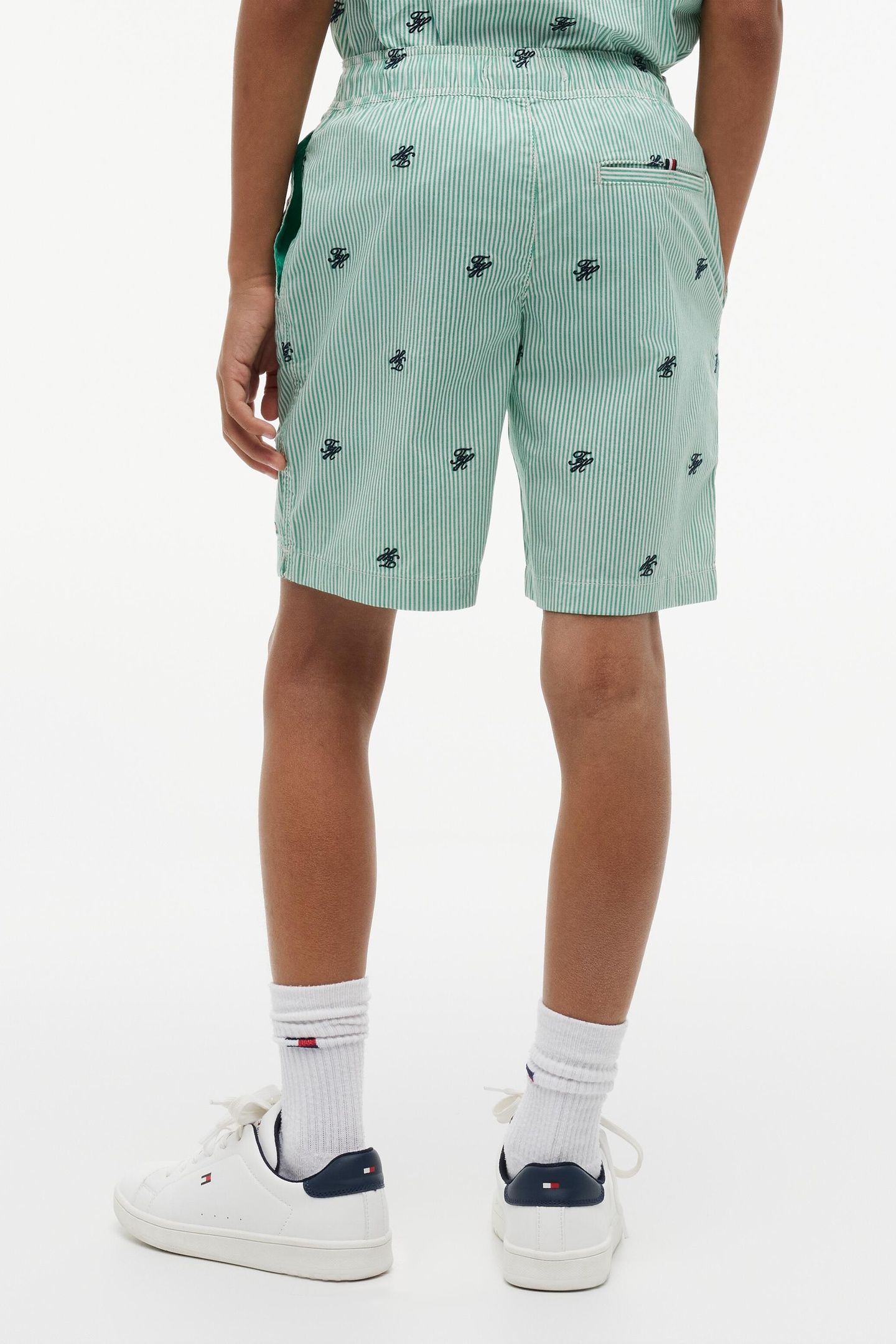 BOYS TH SCRIPT POPLIN JADE WINK 2
