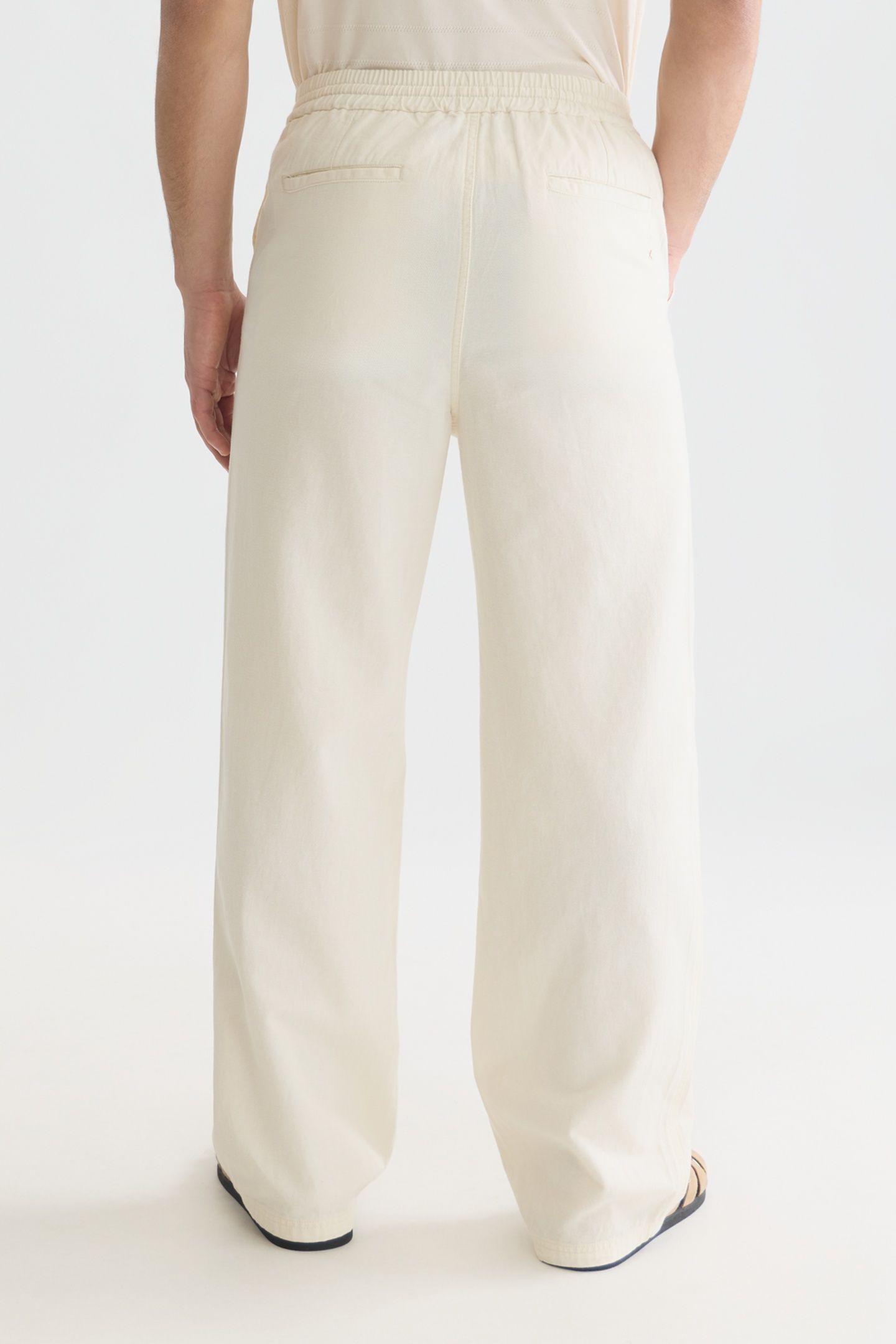 OTIS LINENBLEND RELAXED STRAIGHTFIT JOGGER LIGHT BEIGE 2