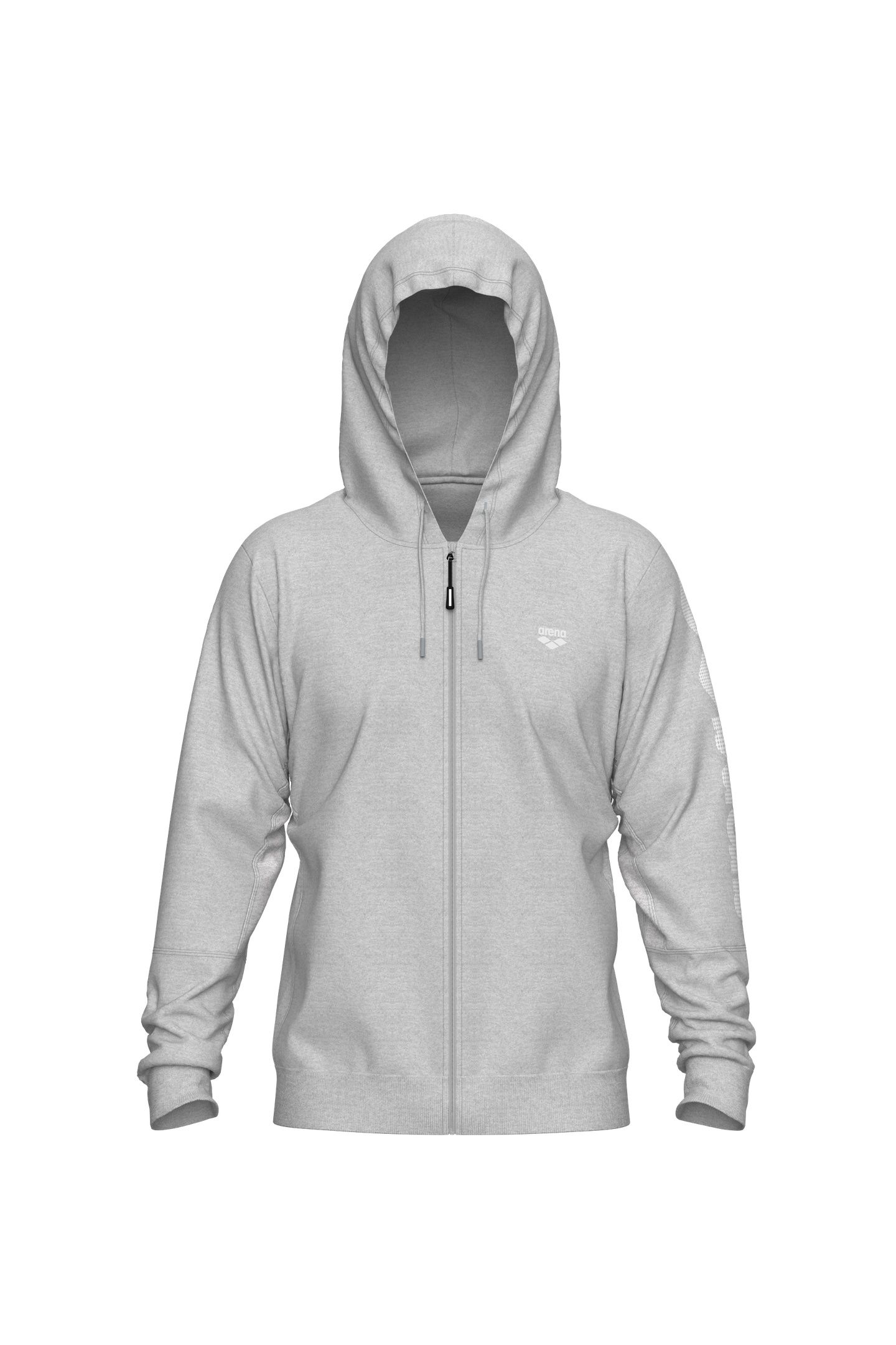 TEAM ESSENTIAL JACKET MEDIUM GREY HEATHER 1