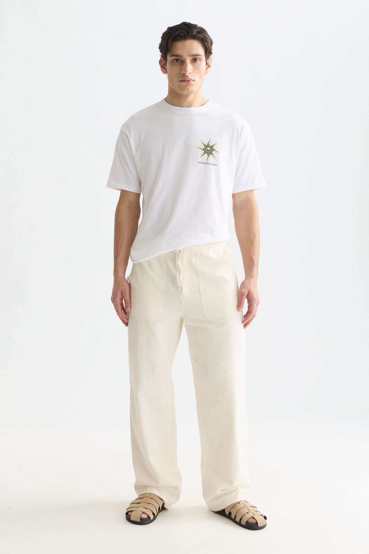 FRONT AND BACK ARTWORK RELAXEDFIT TSHIRT WHITE/PASTEL 3
