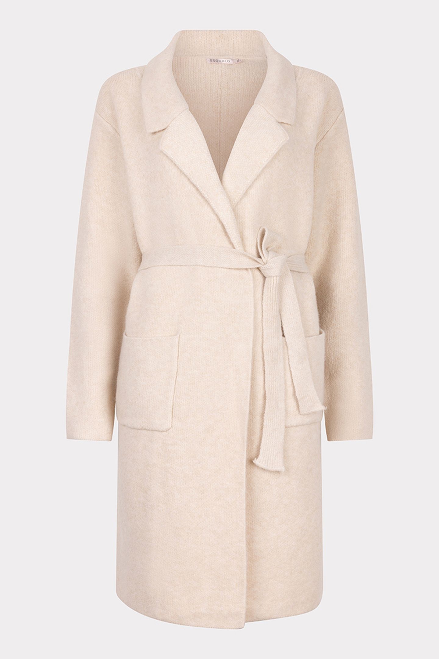 CARDIGAN LONG POCKETS LIGHT SAND 1