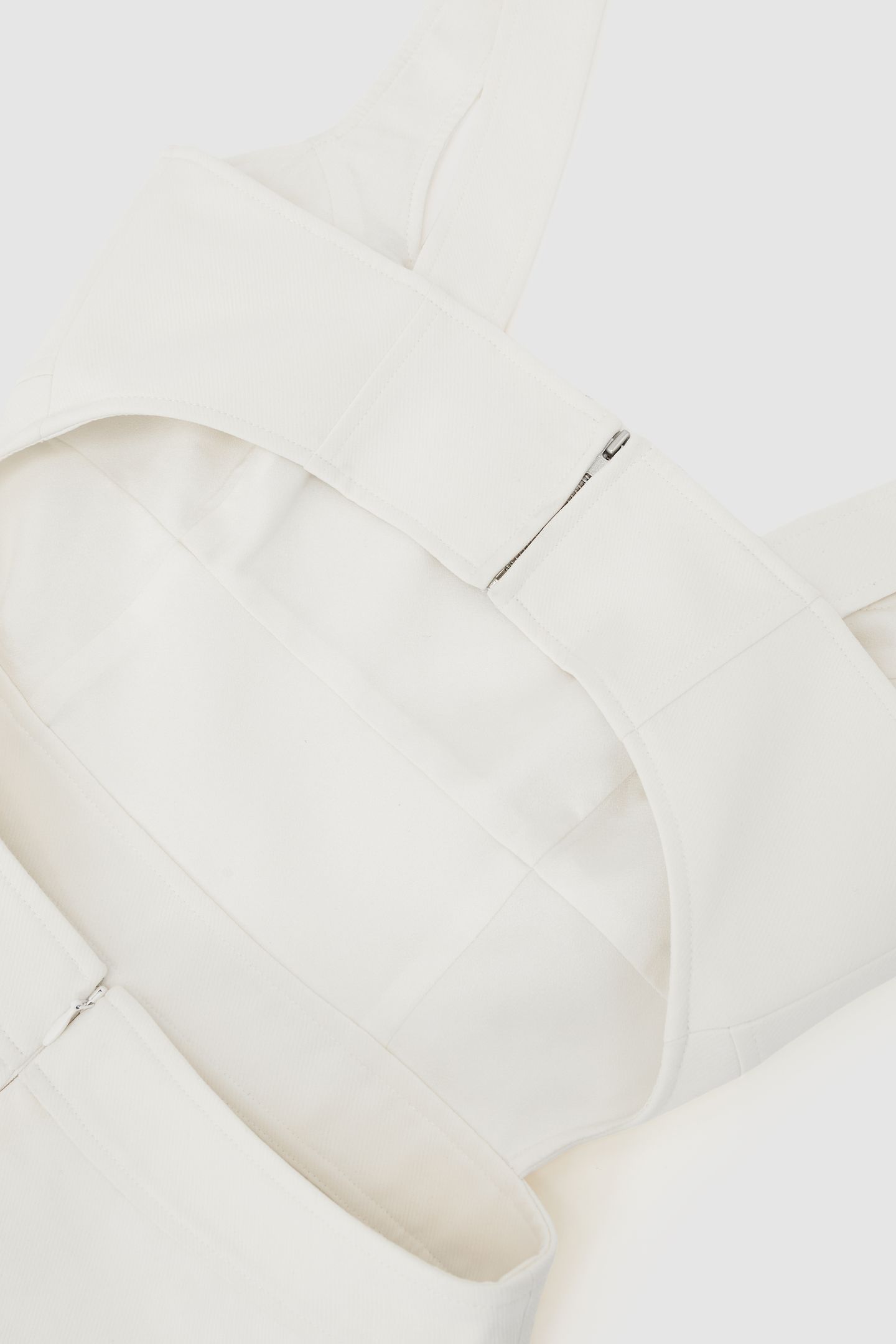WAISTED MIDI DRESS IVORY 8