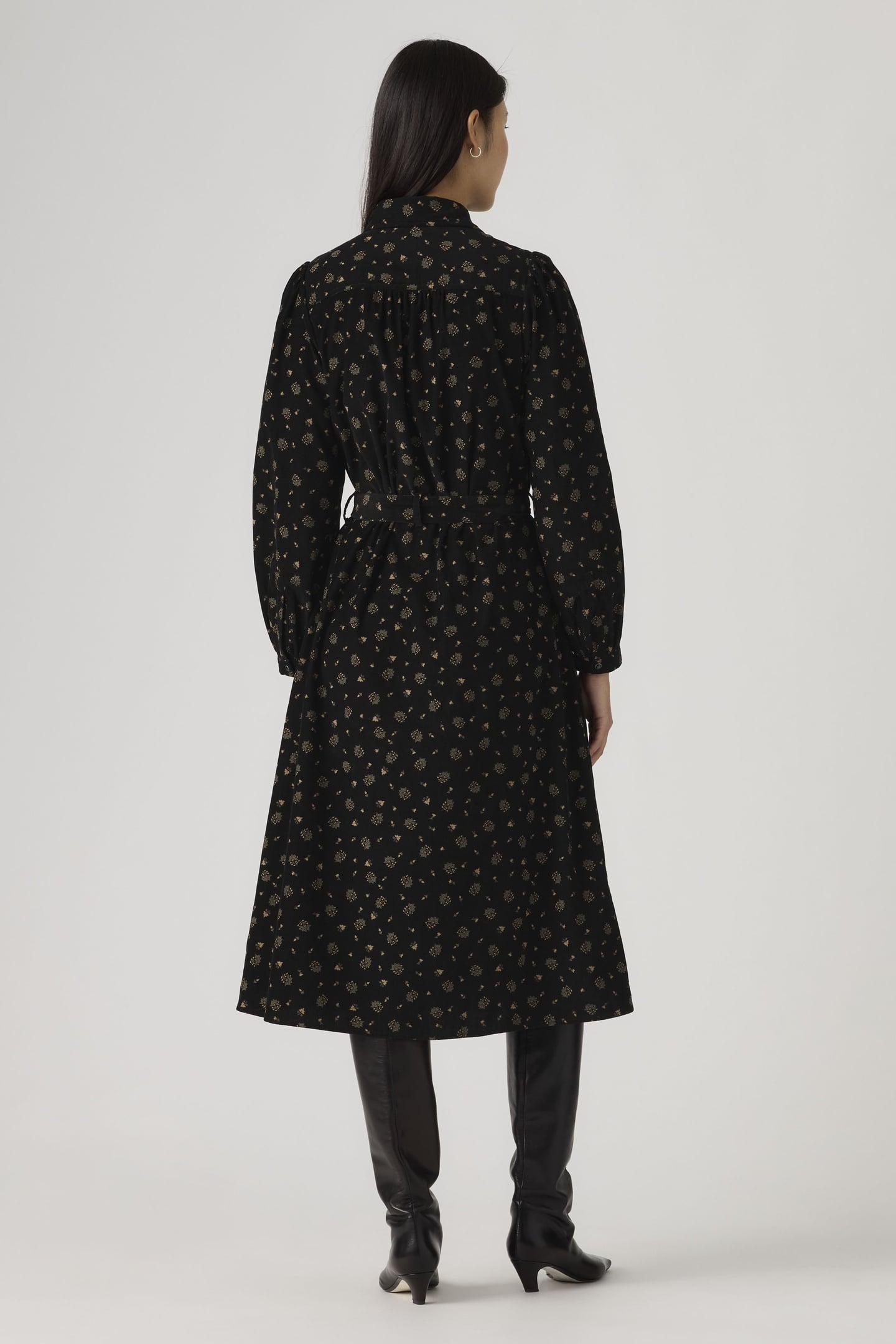 JOURNEY LONG SLEEVE CORDUROY DRESS 2