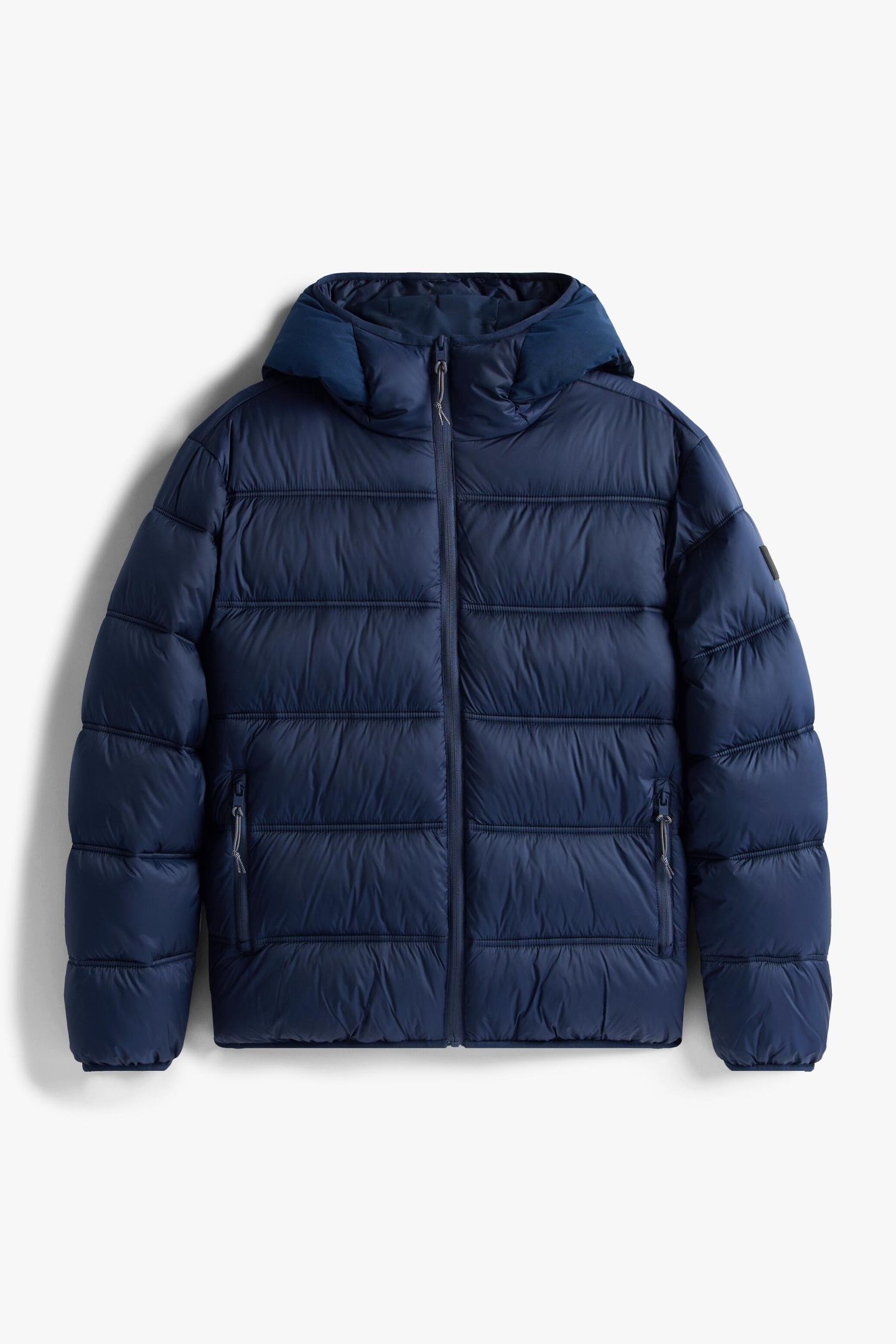 TJM HOODED LOGO JACKET DARK BLUE 3