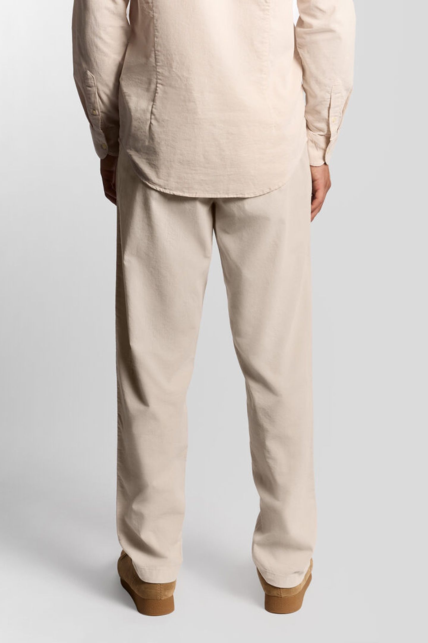 CORDUROY TROUSERS PUTTY 2