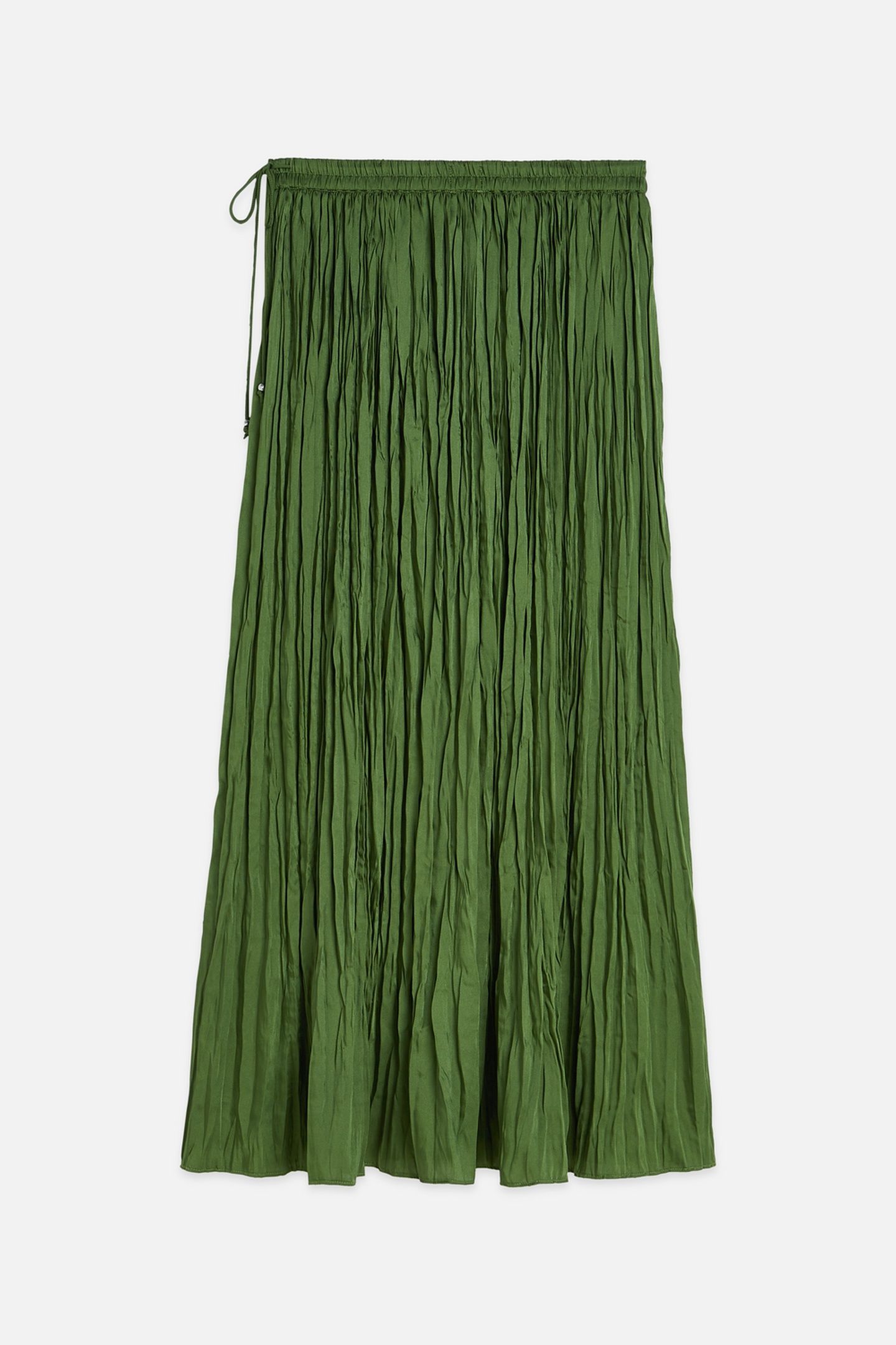 MICRO PLEAT SKIRT GARDEN GREEN 2