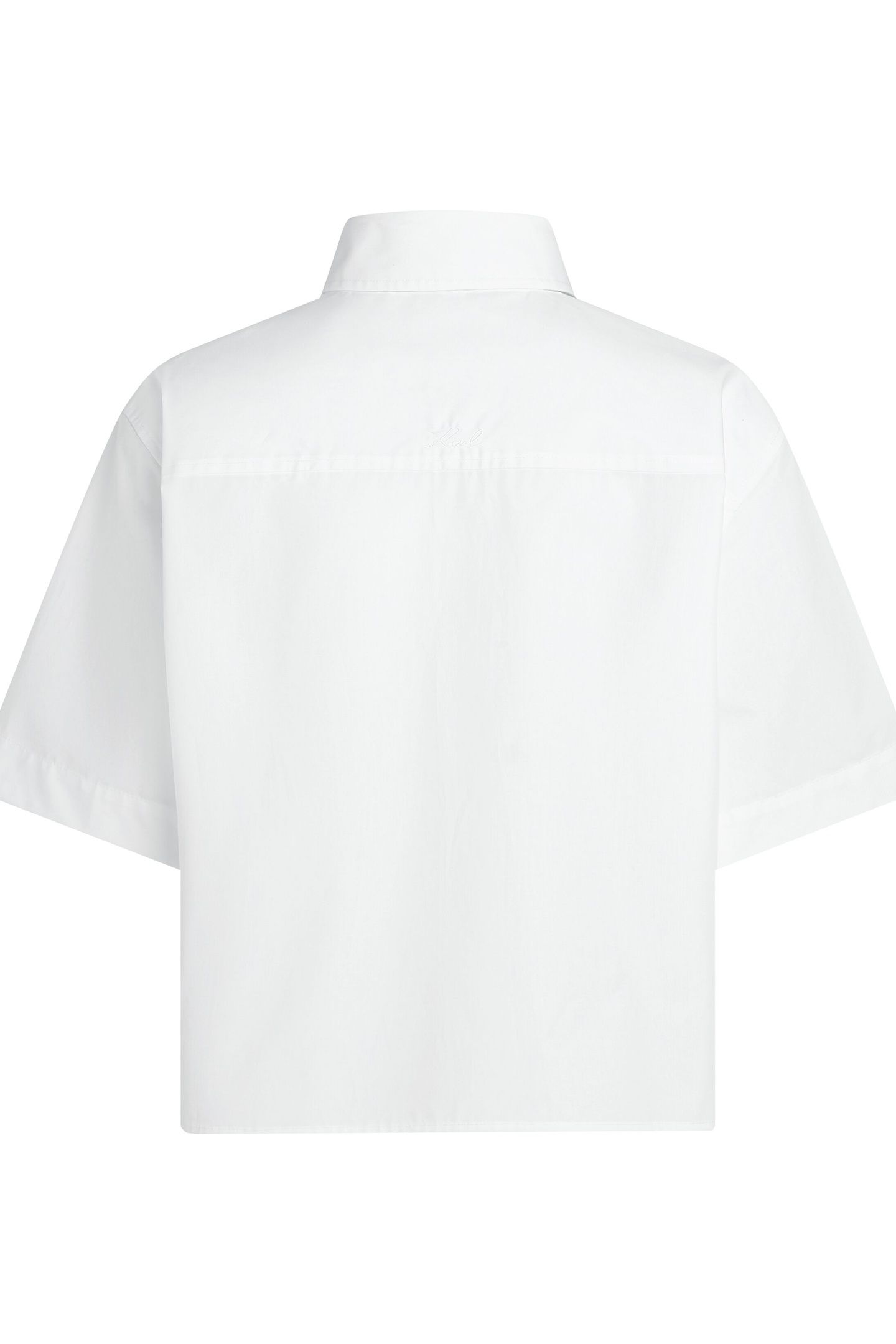 SIGNATURE HEM POPLIN SHIRT WHITE 2