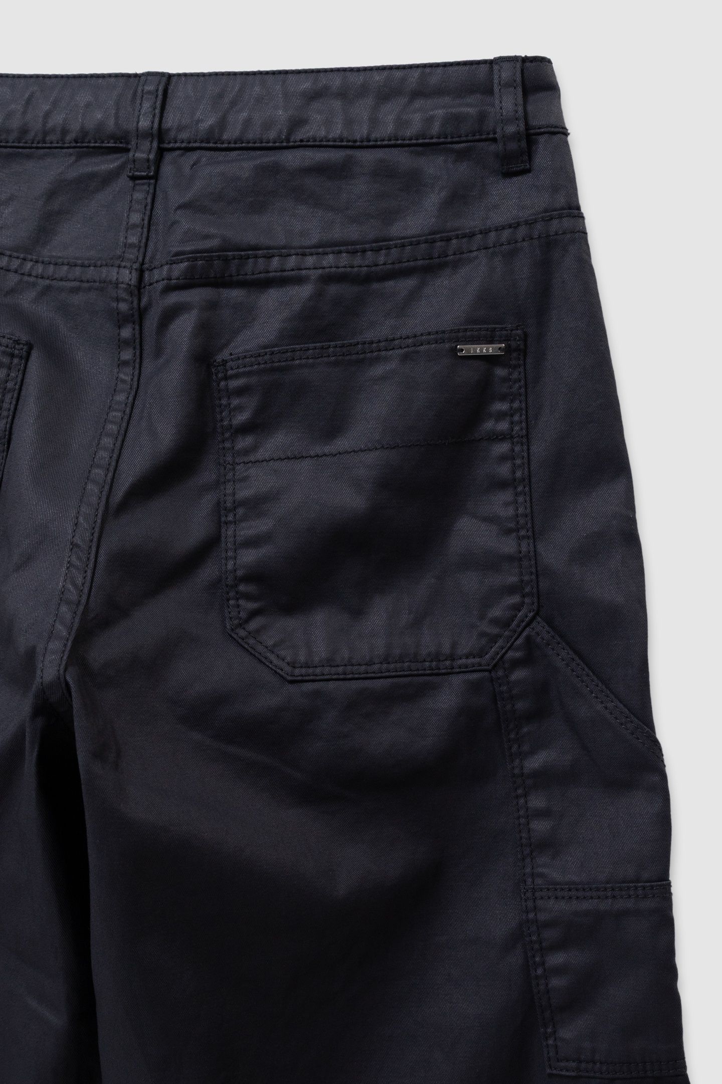 GIRLS’ BLACK COATED STRAIGHT JEANS 5