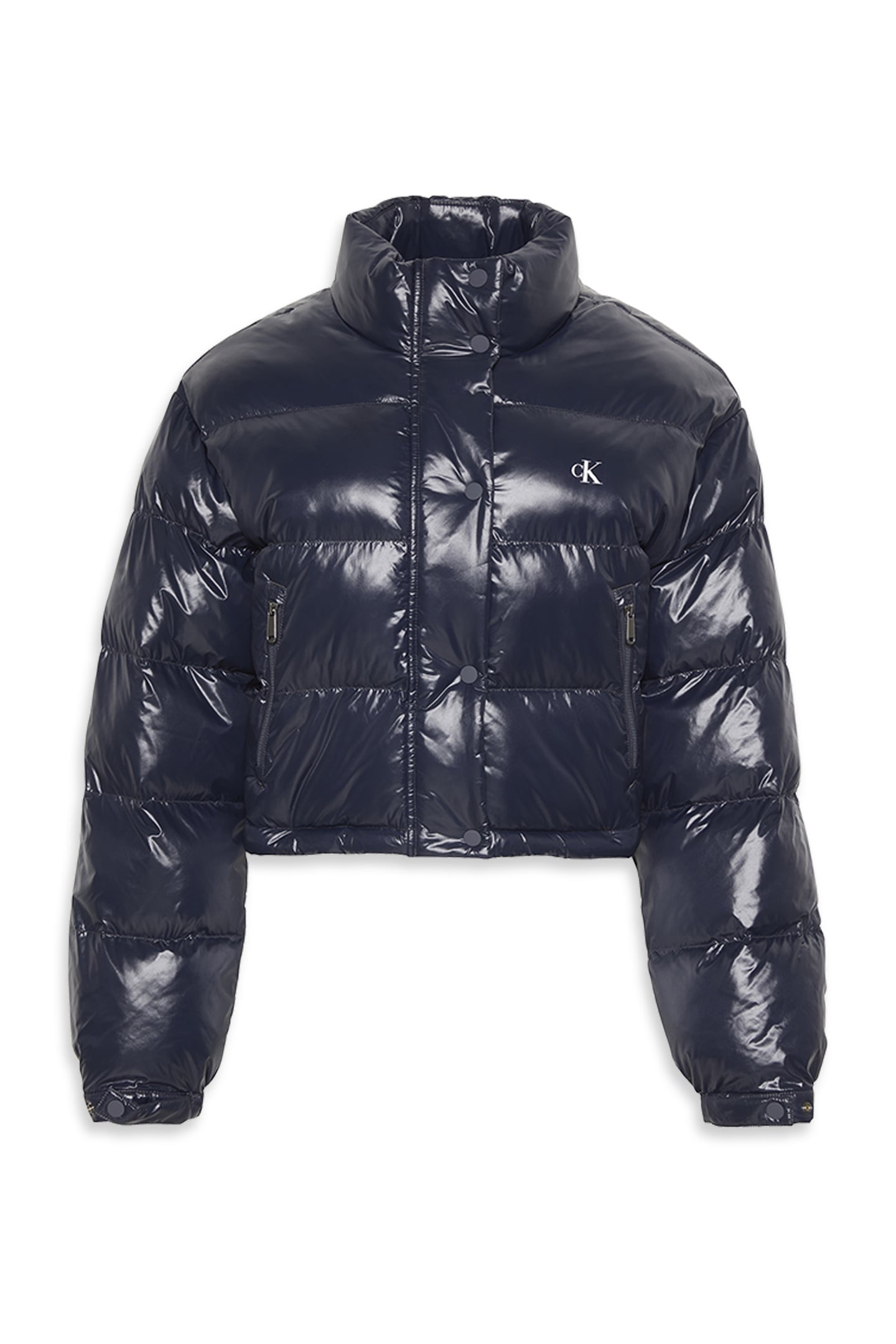 SHINE CROP PUFFER JACKET INKWELL 5