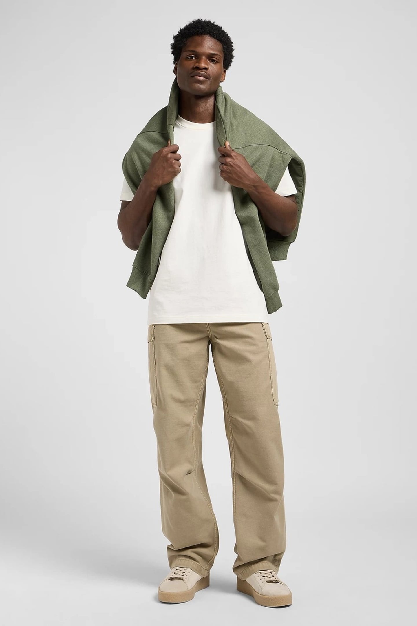 PARACHUTE CARGO KANSAS CITY KHAK LOOSE JEANS BEIGE 3