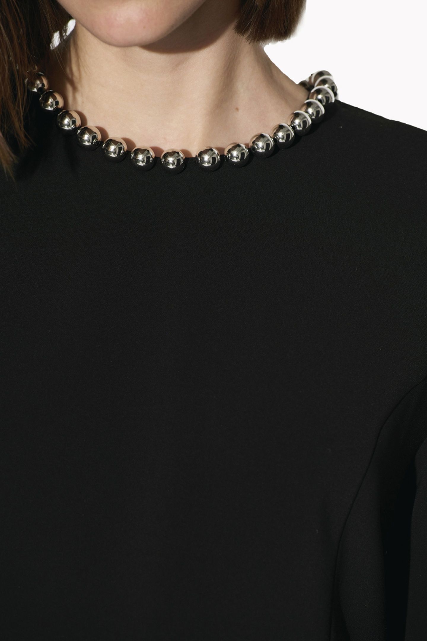 VEON BEAD DRESS RAVEN 5