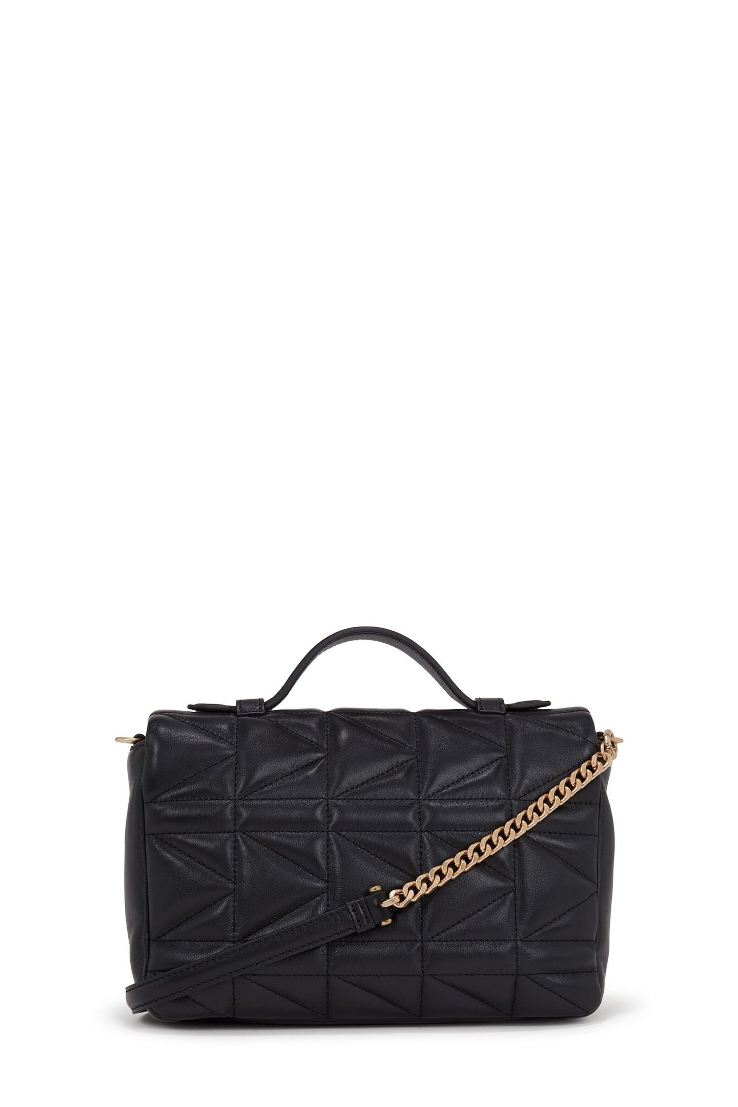 KUILT TOP HANDLE CROSSBODY BLACK 2