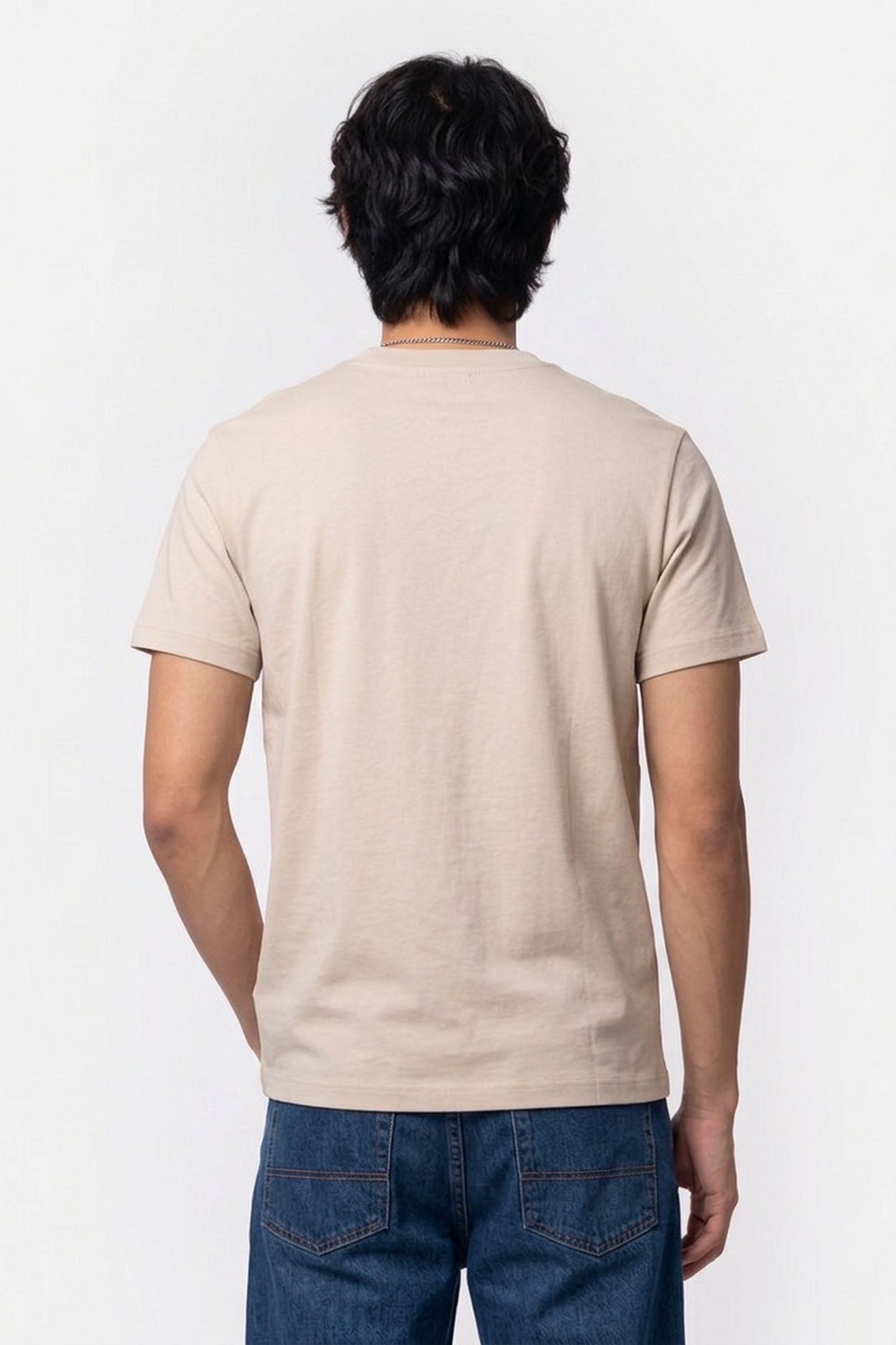 UNISEX T-SHIRT STANDARD RUE MADAME PUTTY/WHITE 4