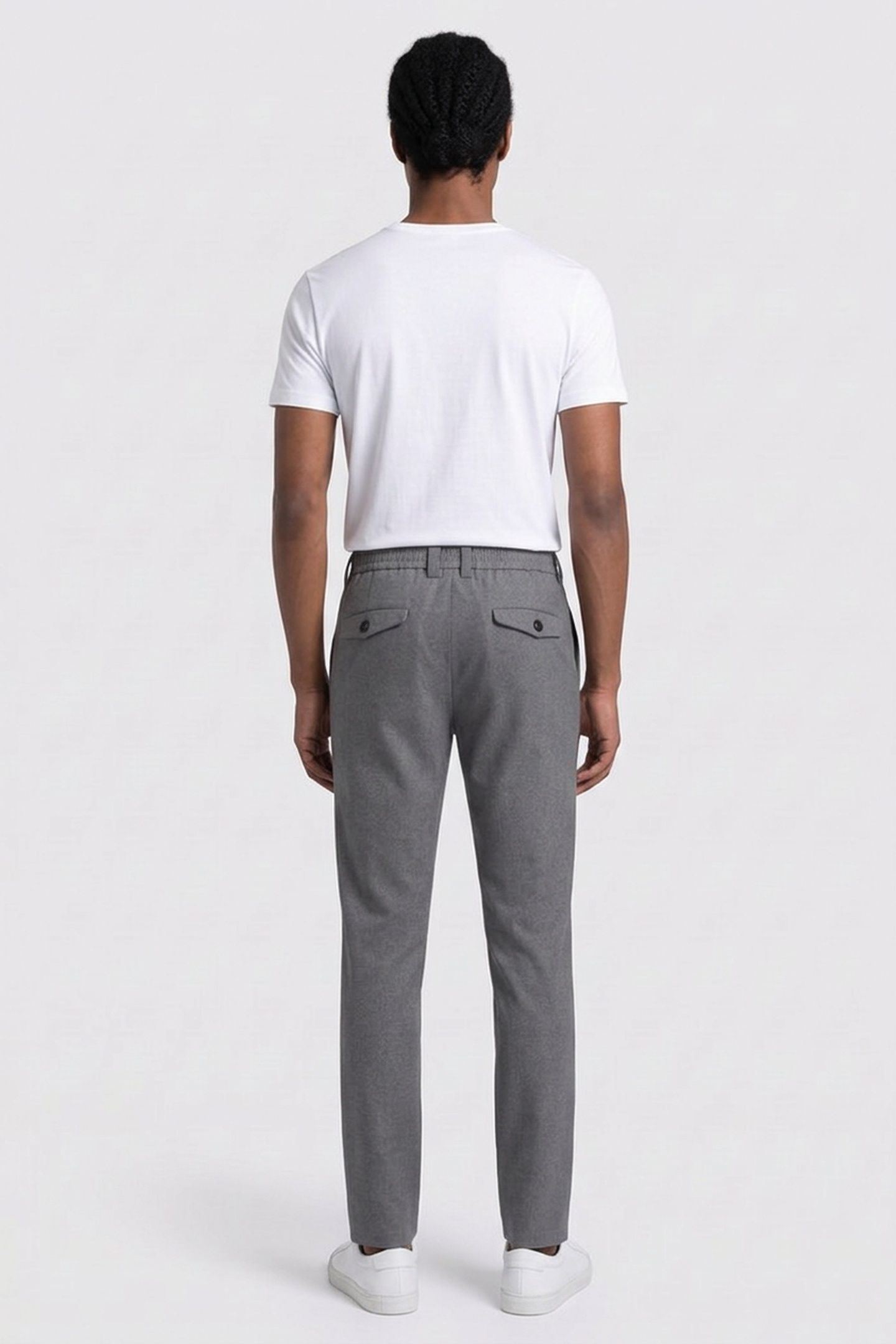 STANFORD CHINO GREY MELANGE 2