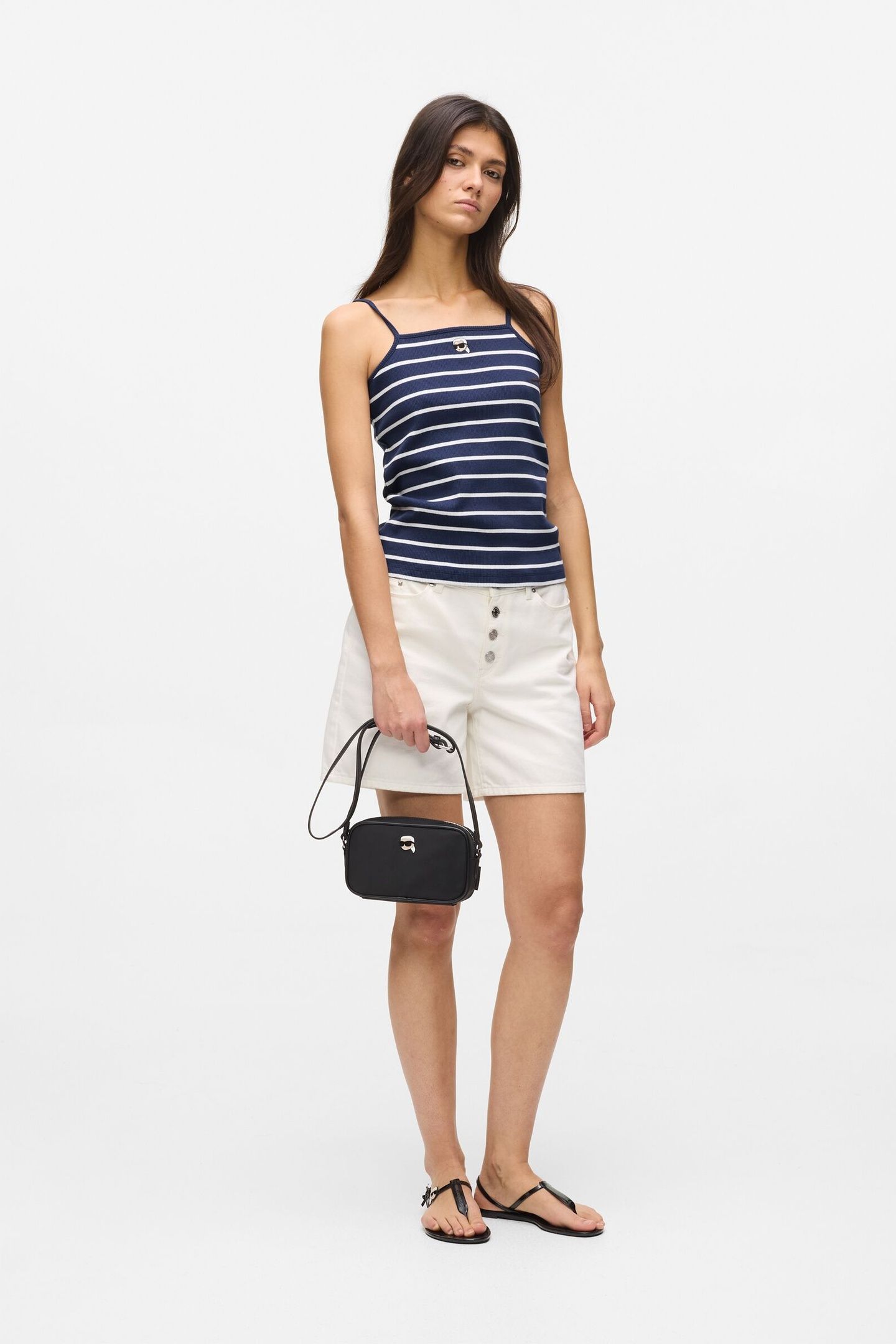 IKON STRIPED TANK TOP MEDIEVAL BLUE-WHITE 3