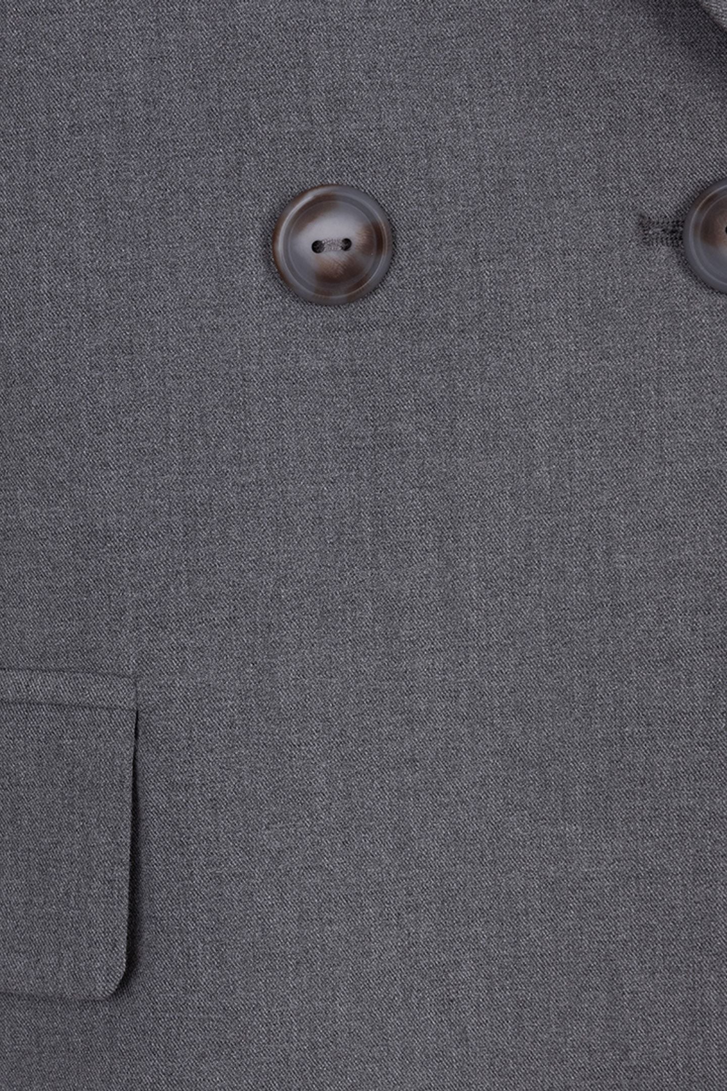 BLAZER DOUBLE BREASTED MELANGE GREY MELANGE 6
