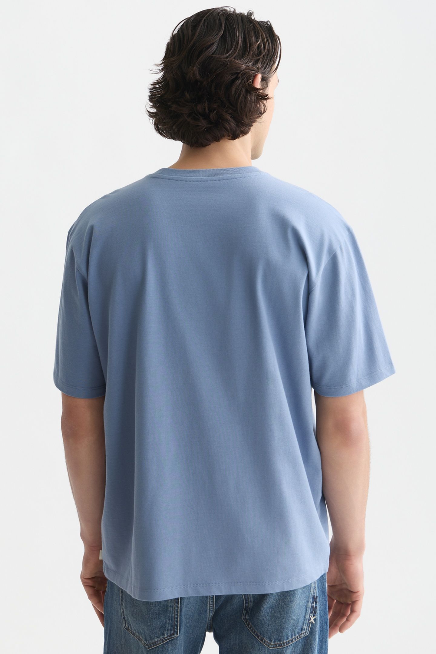 SEASONAL CORE 3 CROSSES CHEST POCKET LOOSEFIT TSHIRT NAVY 2
