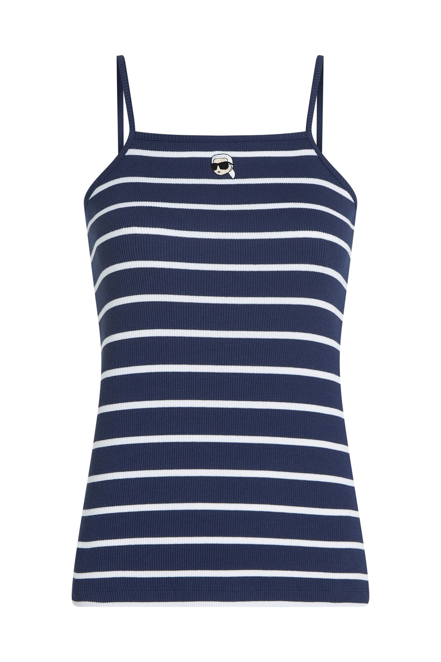 IKON STRIPED TANK TOP MEDIEVAL BLUE-WHITE 4