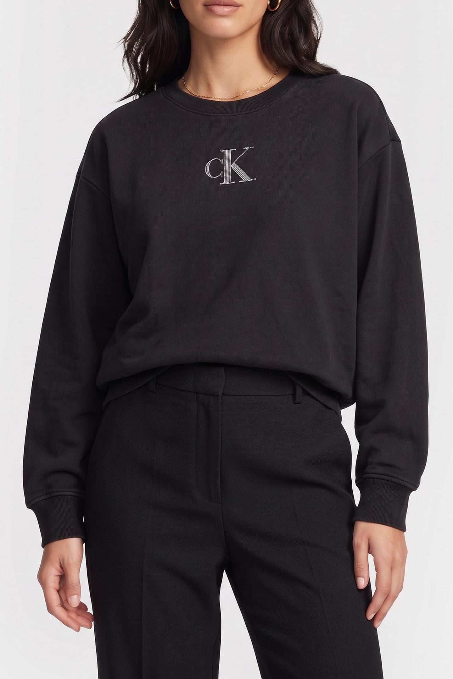 CLASSIC FOIL CREWNECK BLACK 1