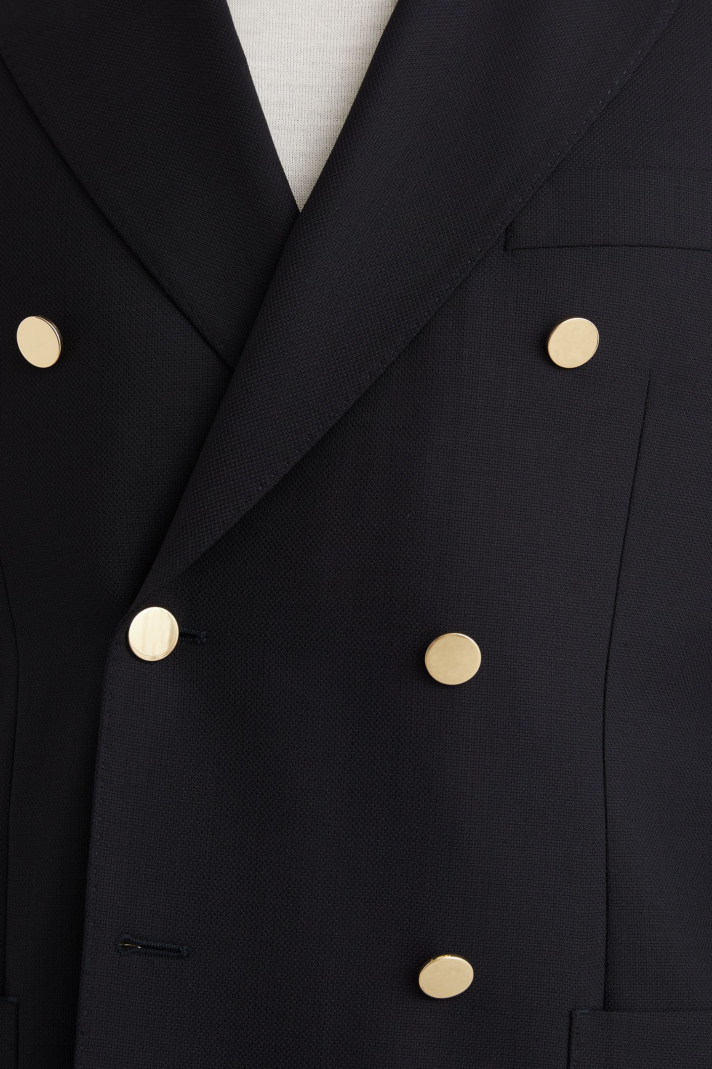 DB PEAK HOPSACK BLAZER NAVY 6