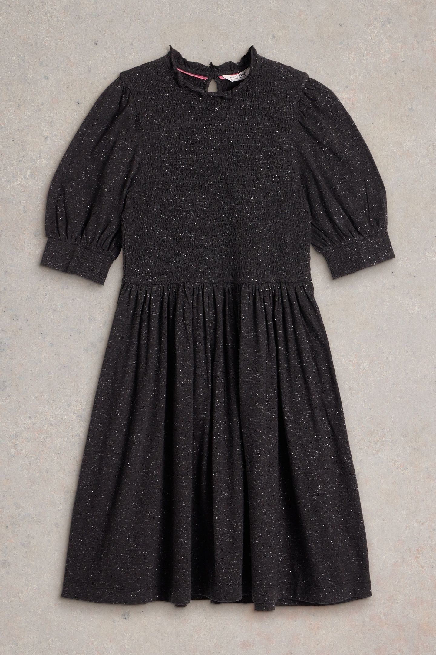 MOLLY SPARKLE JERSEY DRESS CHARC GREY 3