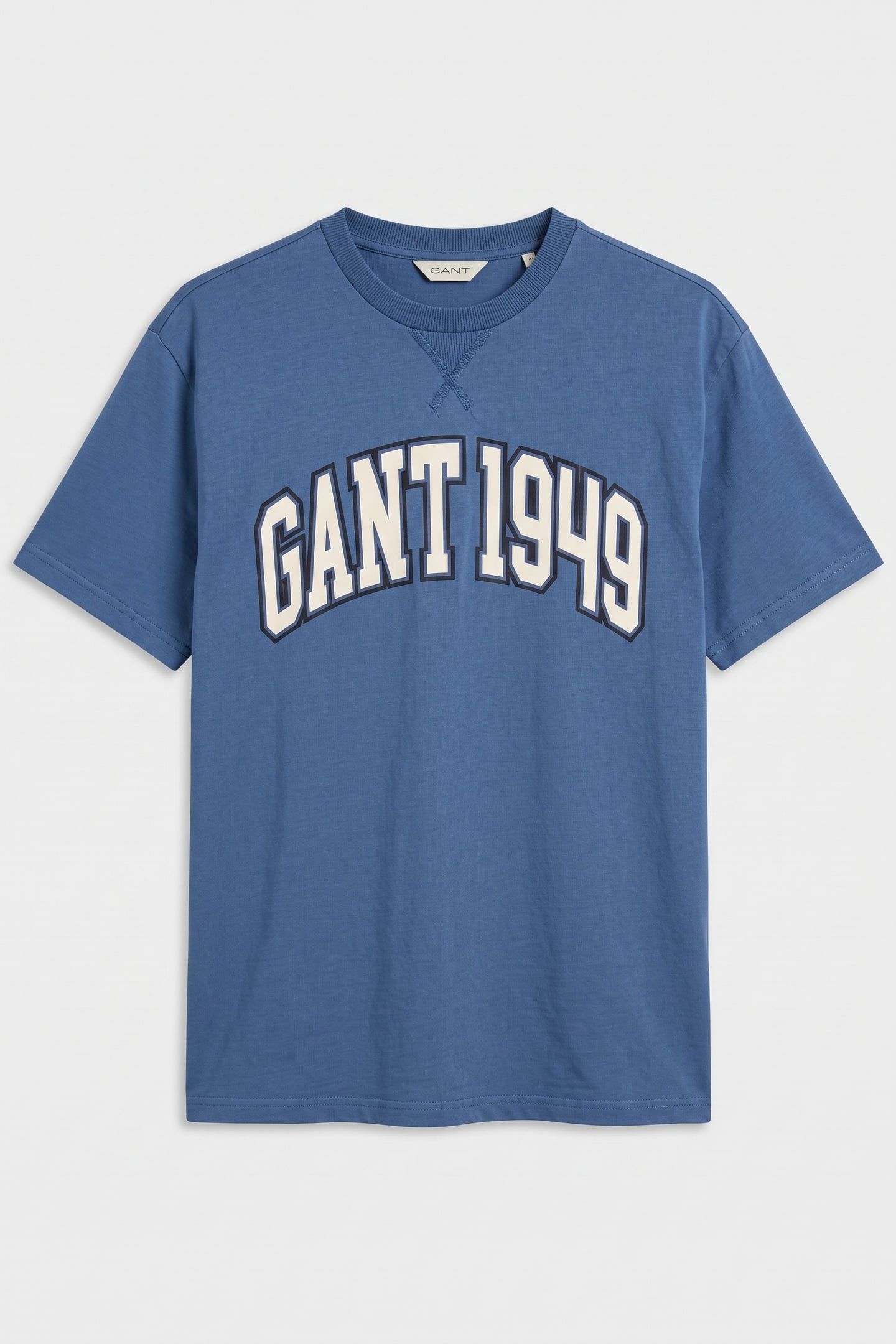 TEEN BOYS GANT ARCH PRINT SS T-SHIRT VINTAGE BLUE 2